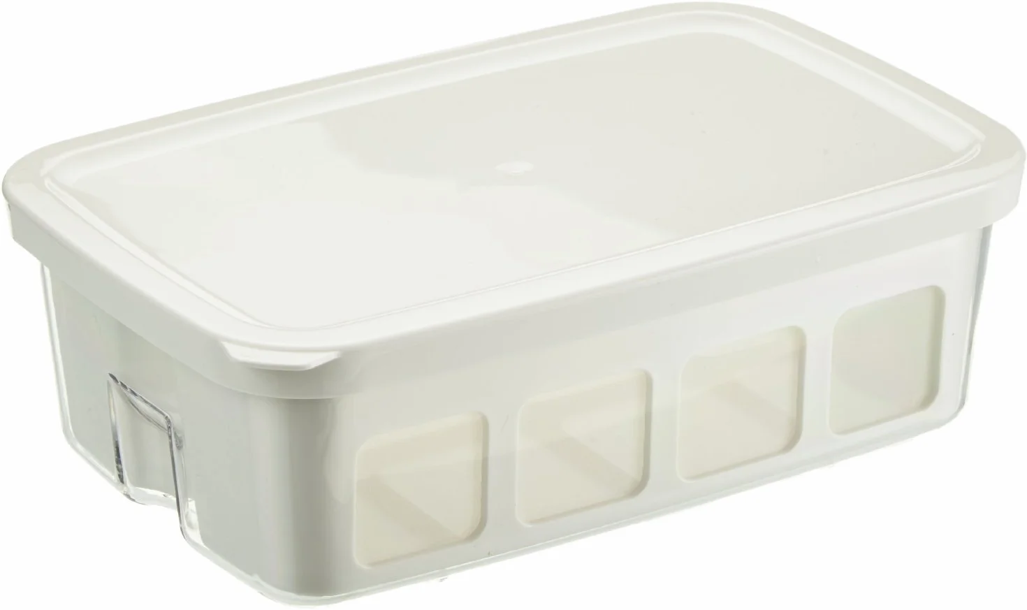 Seb Delices - Recipientes para comida, 1 l, color blanco