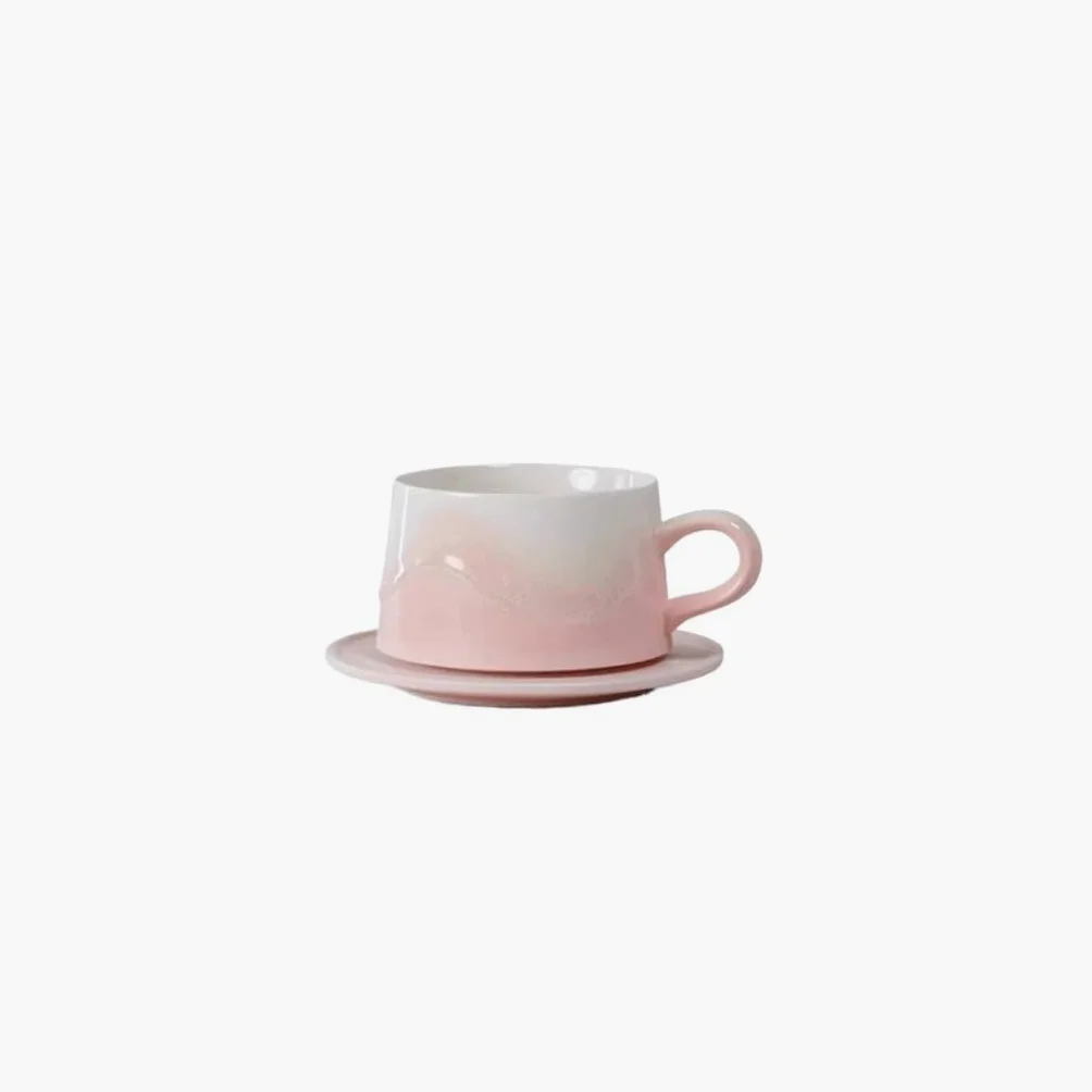 Tazas Cafe Taza De Café Bajo Vidriado Cerámica Hecha A Mano Mug Cups
