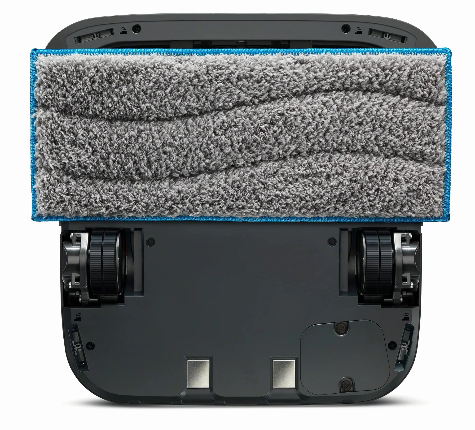 iRobot - Piezas auténticas - Paños Lavables para Fregar Braava Jet Serie m (2X) - Gris - Reutilizables.