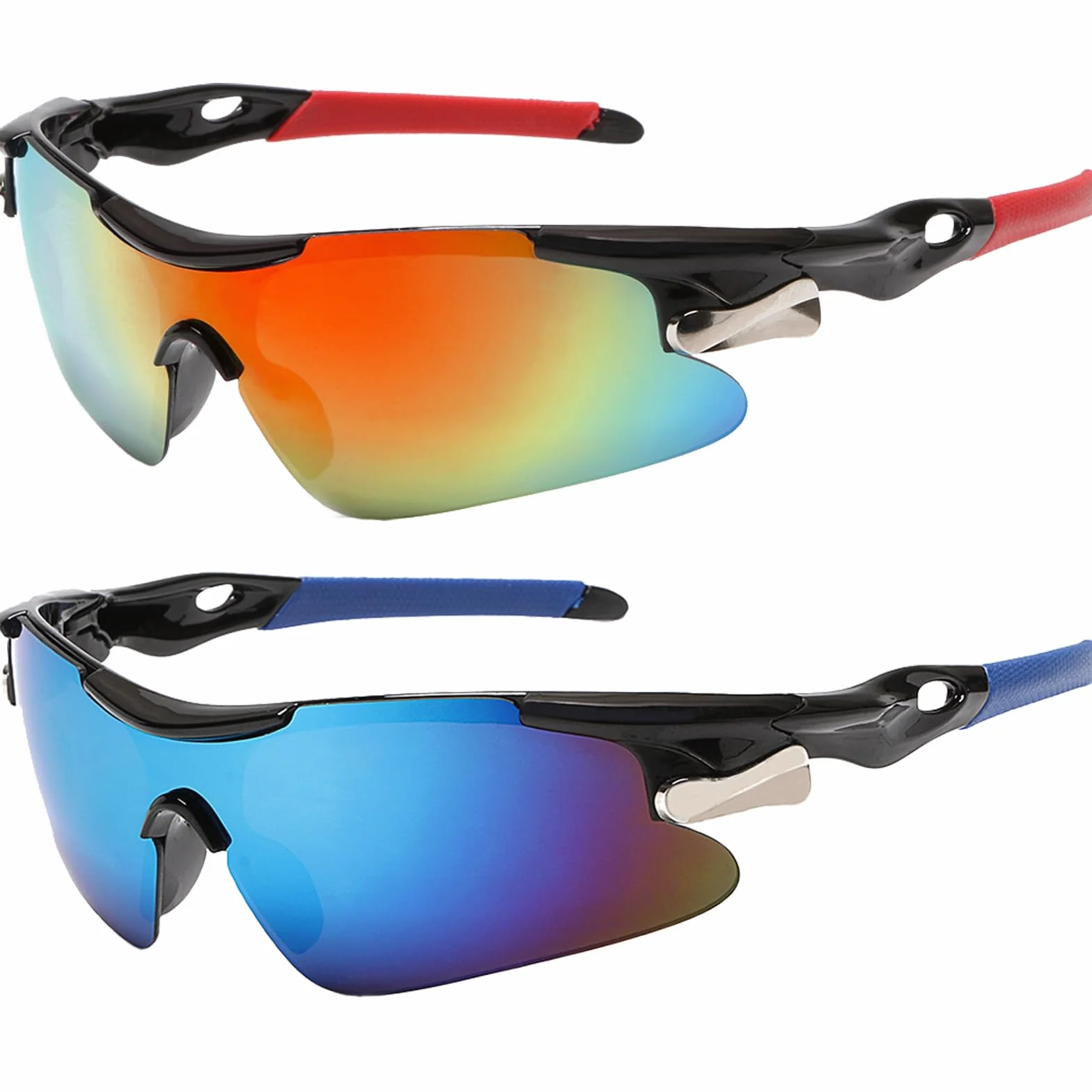 Gafas Running y Sol Deportivas Protección UV400 para Hombre Mujer Bicicleta Cortaviento