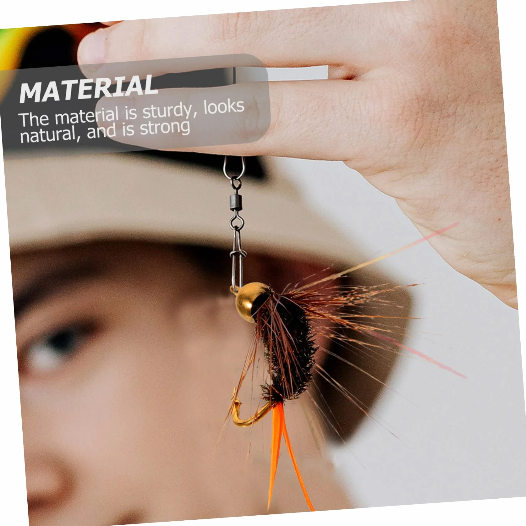 BESPORTBLE Anzuelos De Pesca Black Bass 12 Piezas Ninfas Pesca Trucha