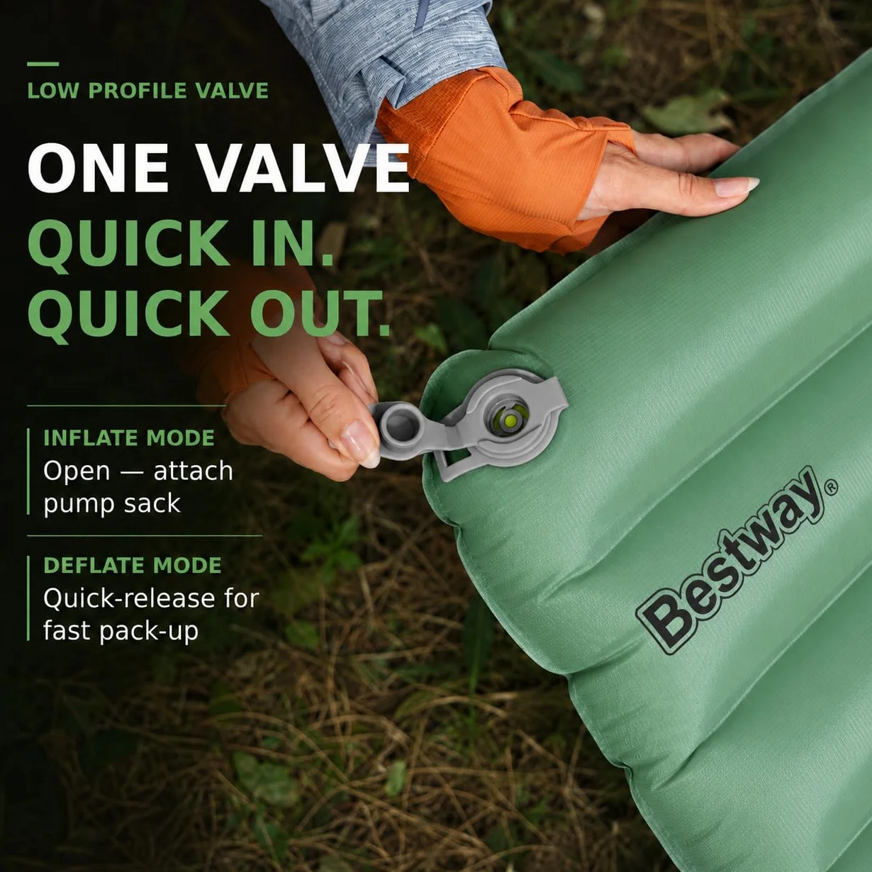 Bestway AdventuRest Esterilla Hinchable Rectangular con Aislamiento