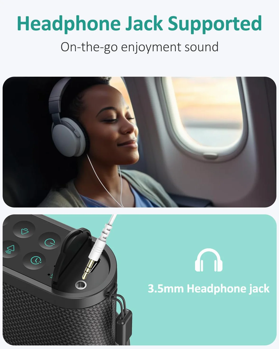 Máquina de ruido marrón rosa blanco portátil para adultos bebé batería recargable conector auriculares 21 sonidos temporizador sueño