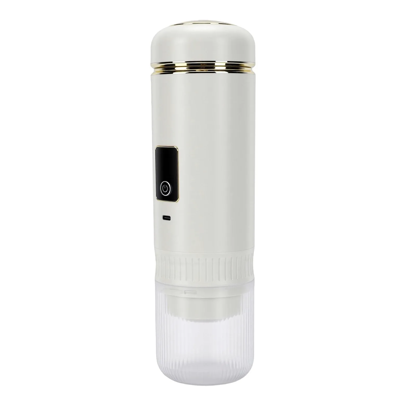 RIZGHWOY Portátil 200ML Recargable Inalámbrica, Auto-calentable para Cápsulas de café y café Molido