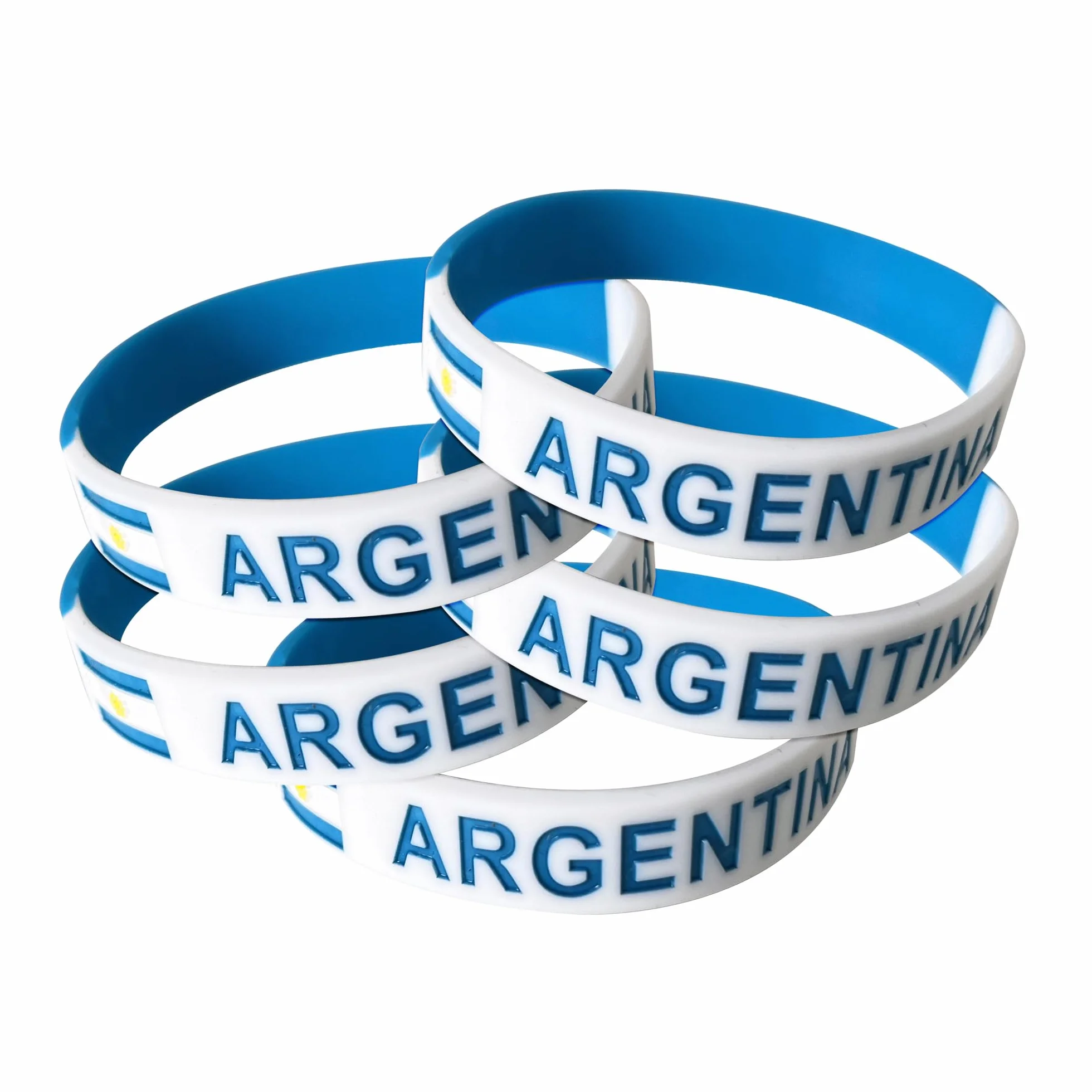Flag silicone wristbands wrist bands