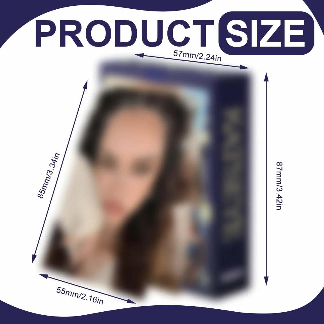55 Piezas KATSE Photo Cards Novel Album Cards Set Mini Merch Photocards Set Fans Gift Girls Fans（A）