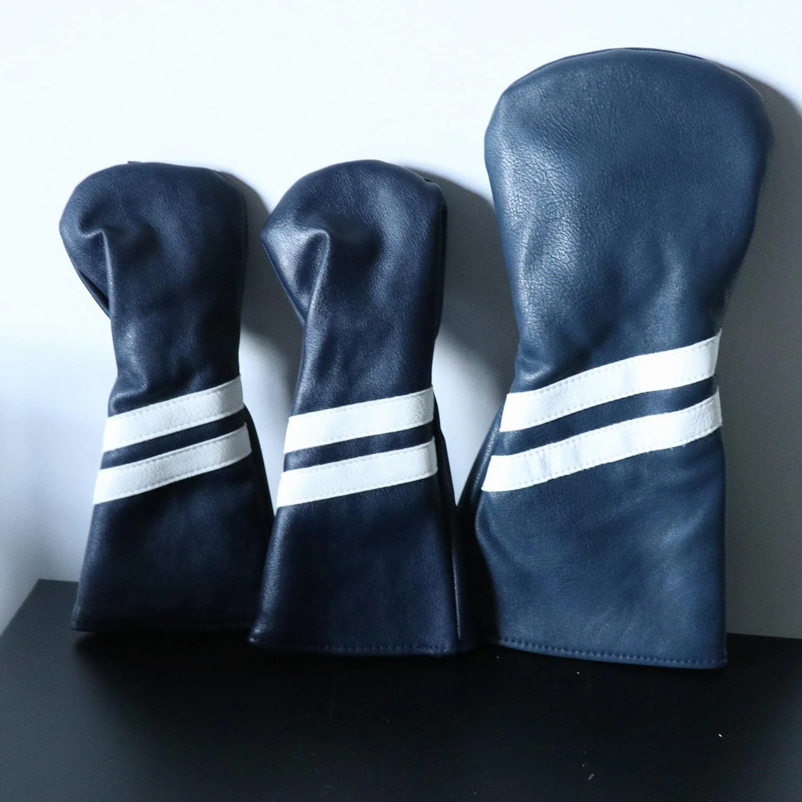 Juego de 3 Fundas Protectoras para Palo de Golf en Madera, Driver y Madera - Azul Real