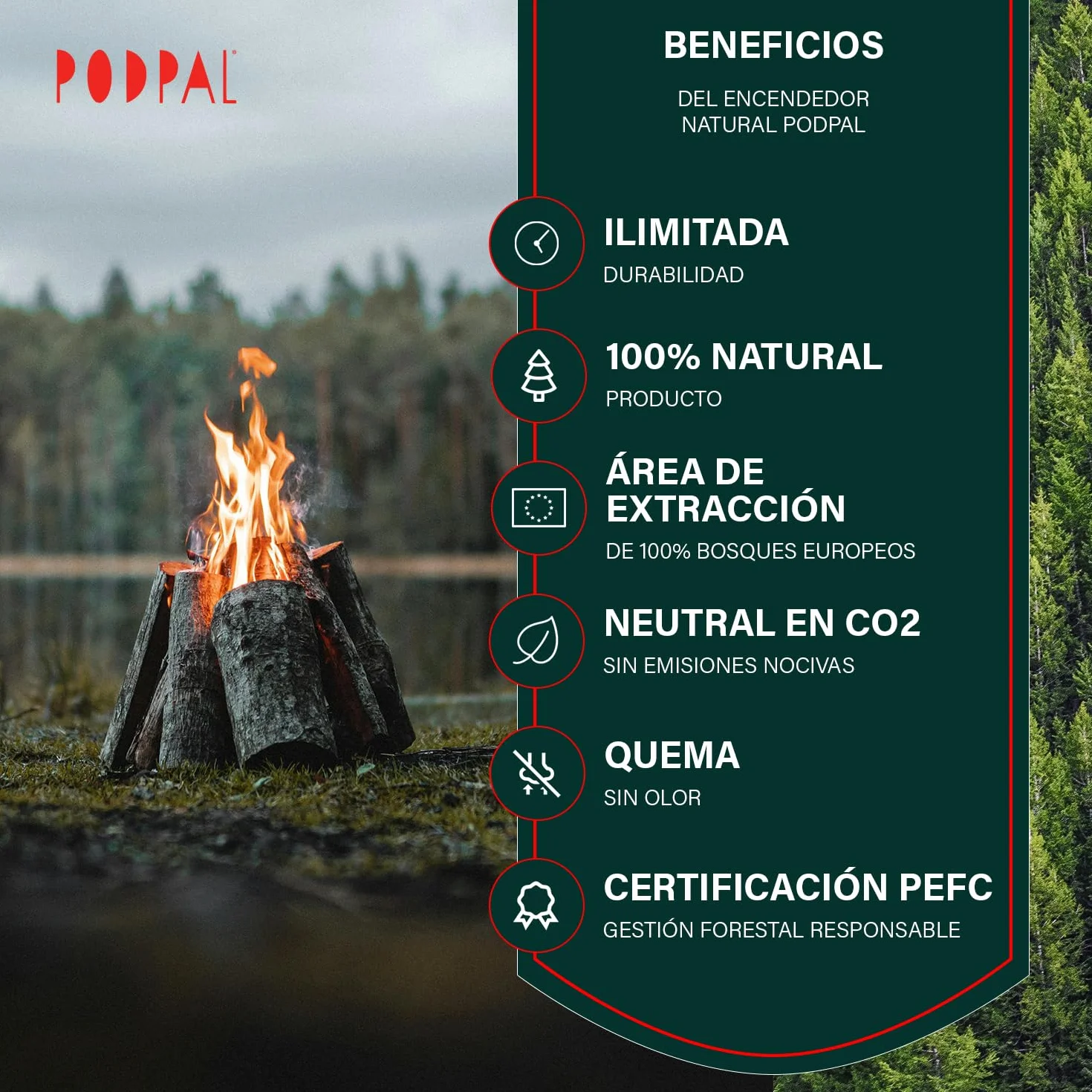 Encendedor de Lana de Madera, 200 Bolas de Fuego, 2 kg para Barbacoa Chimenea