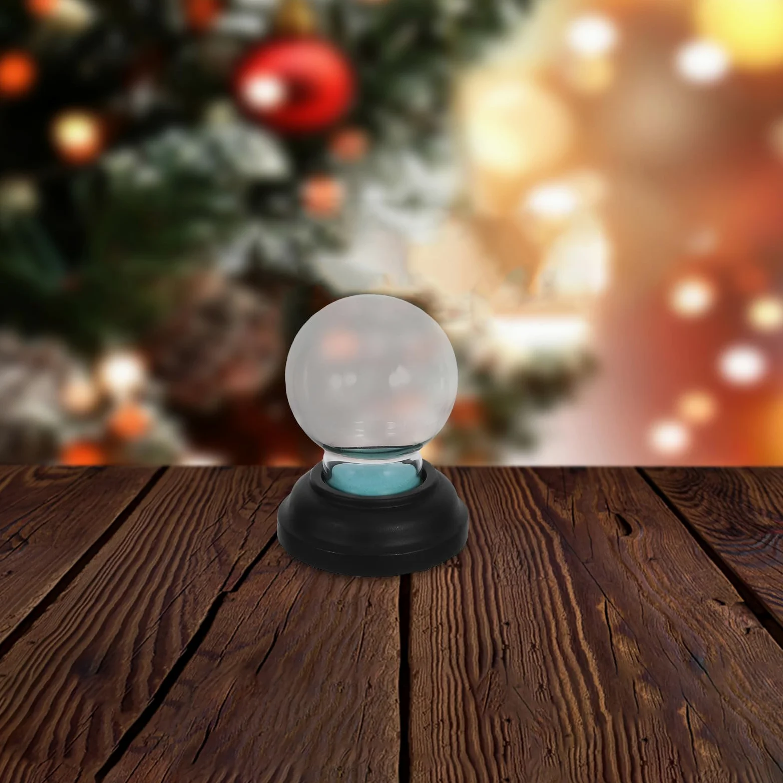 TOYANDONA 5 Piezas Cúpula de Bola de Nieve Navideña de Vidrio 3 Pulgadas | Tapa de Rosca, Diseño Reutilizable y Fácil de Limpiar, para Manualidades DIY y Decoración de Navidad
