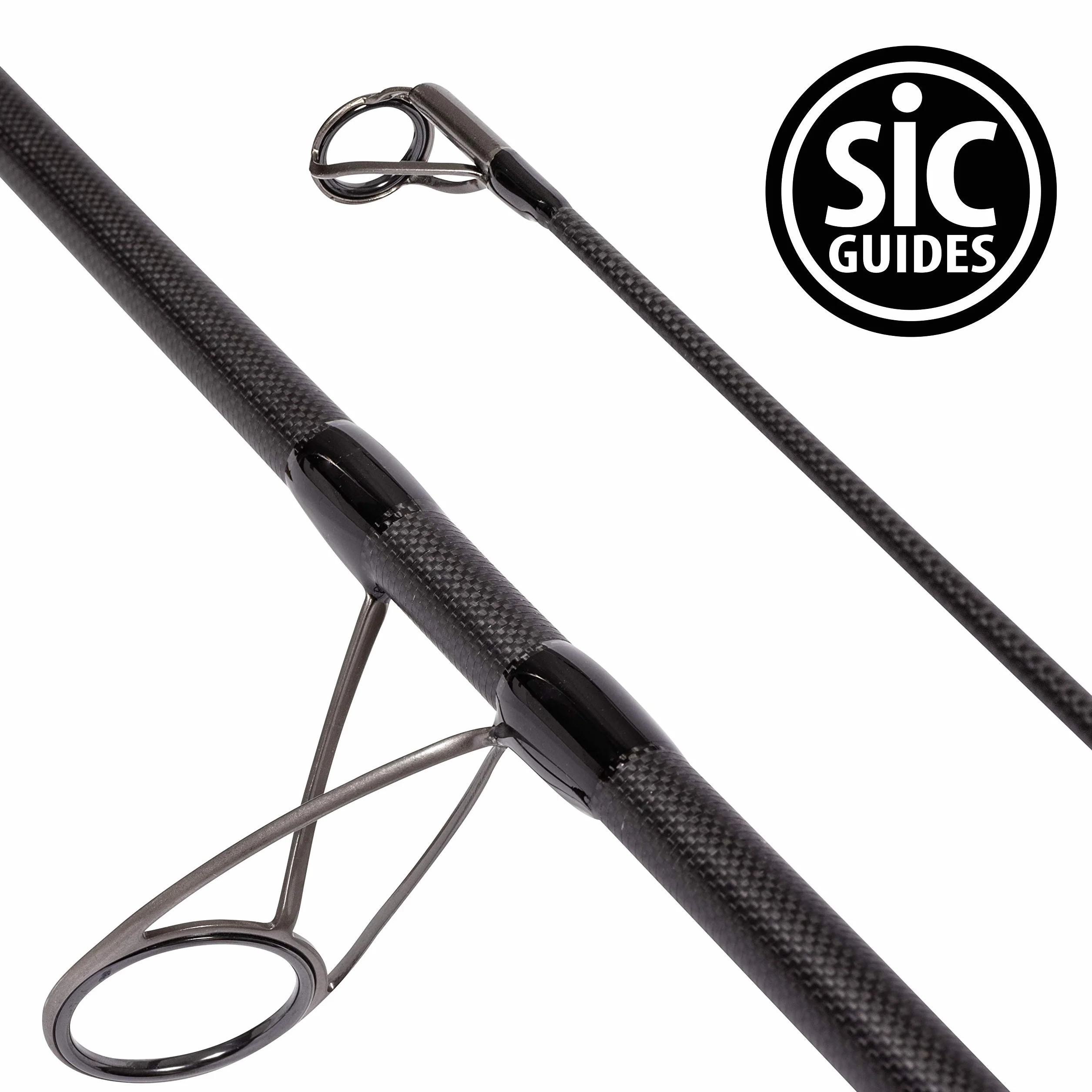 Radical Caña de Pescar para Carpas 3,9 m Negro