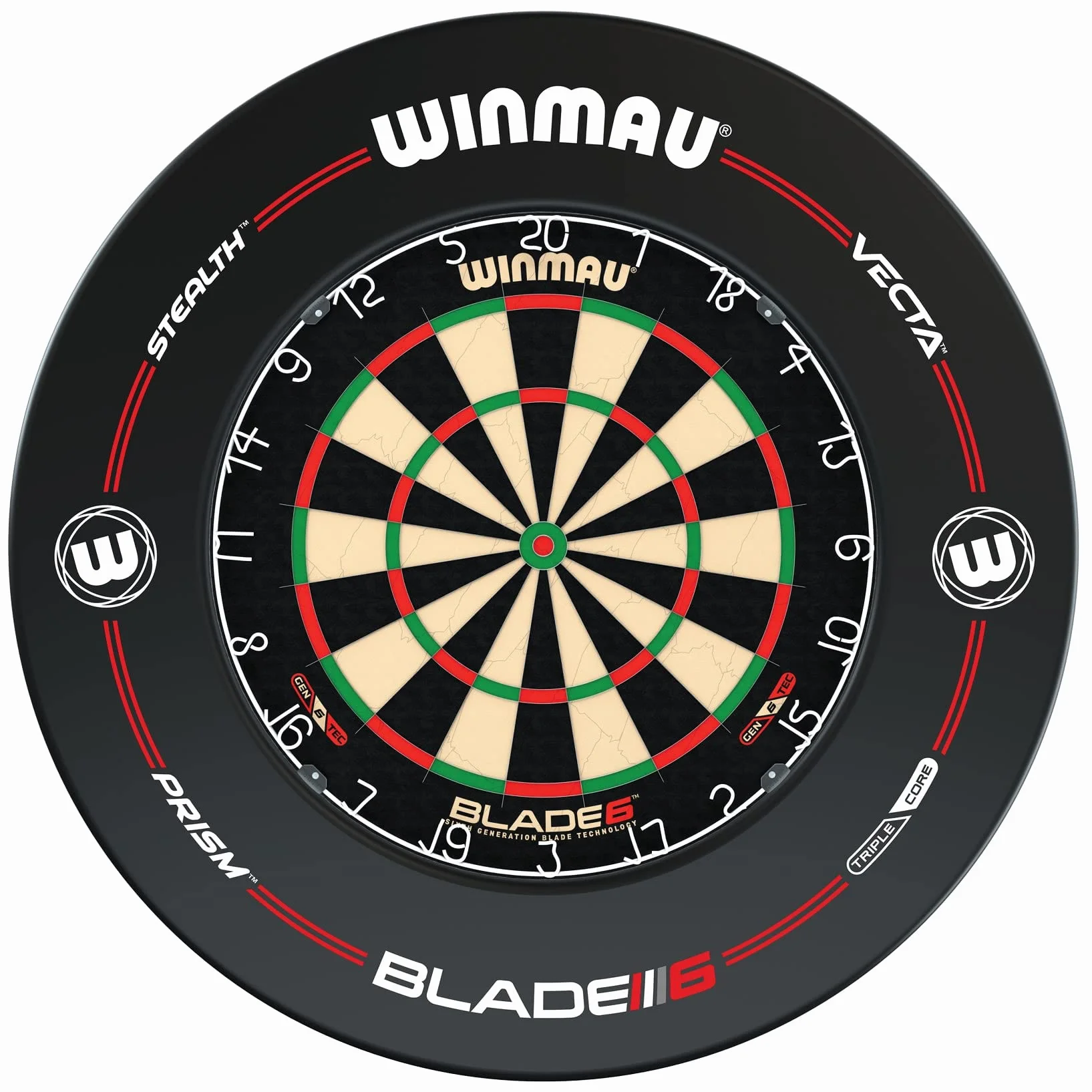 WINMAU Blade 6 Juego de Dardos Clásico Profesional Bristle