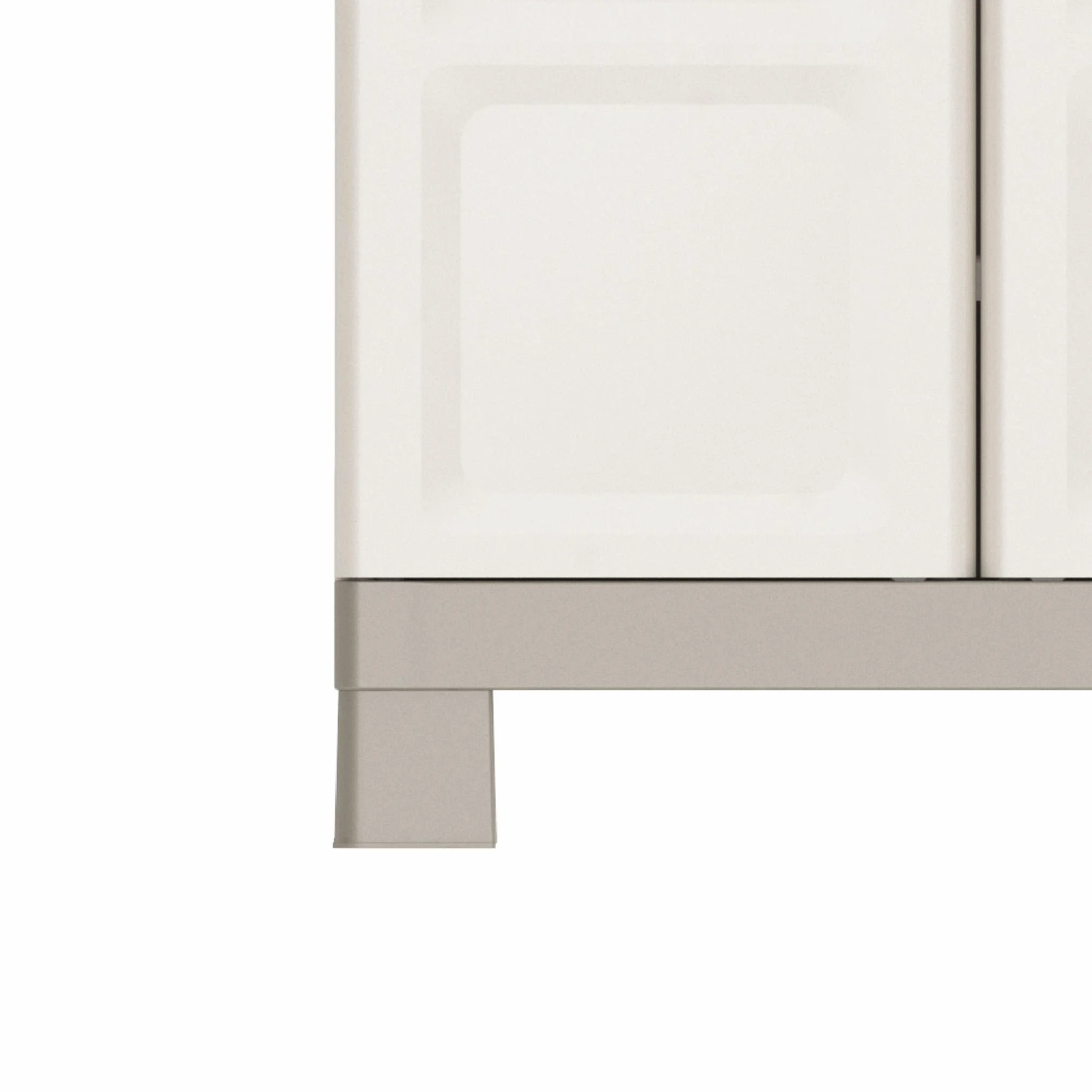 Keter, Excellence Armario con una Puerta, Polipropileno, Arena/Gris, 182 x 33 x 45 cm