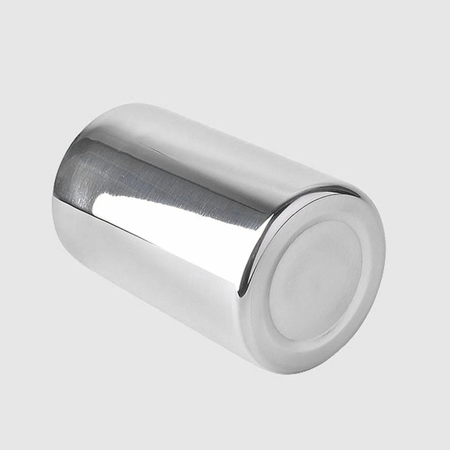Cubiteras para Hielo Cubo de hielo de doble pared de acero inoxidable con aislamiento térmico, contenedor redondo, Enfriador de hielo for vino, armario de cerveza, herramienta de cocina Cubo de Hielo