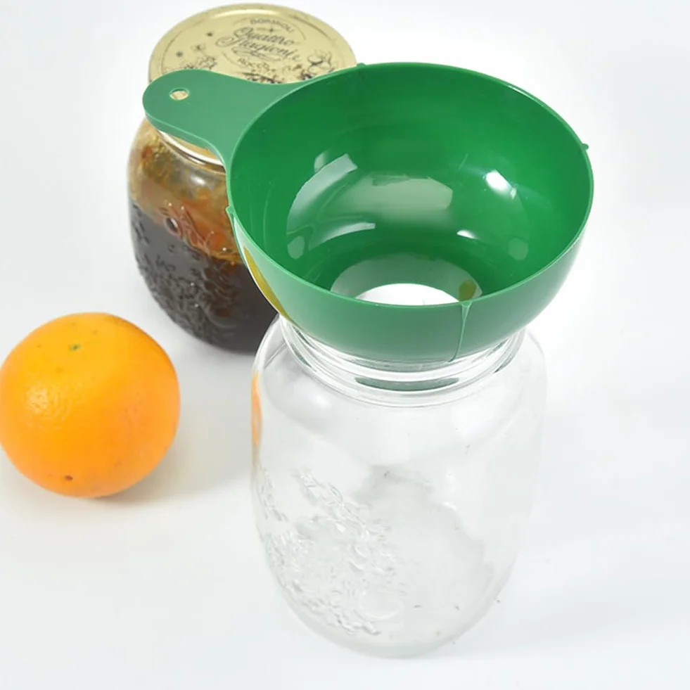 Embudo de Plástico de Boca Ancha de 2 tamaños para Enlatar, Rellenar Frascos de Vidrio, Cocinar, Rellenar Botellas, Transferir Líquidos, Ingredientes Secos, Aceite, Granos de Café Y Mezclas