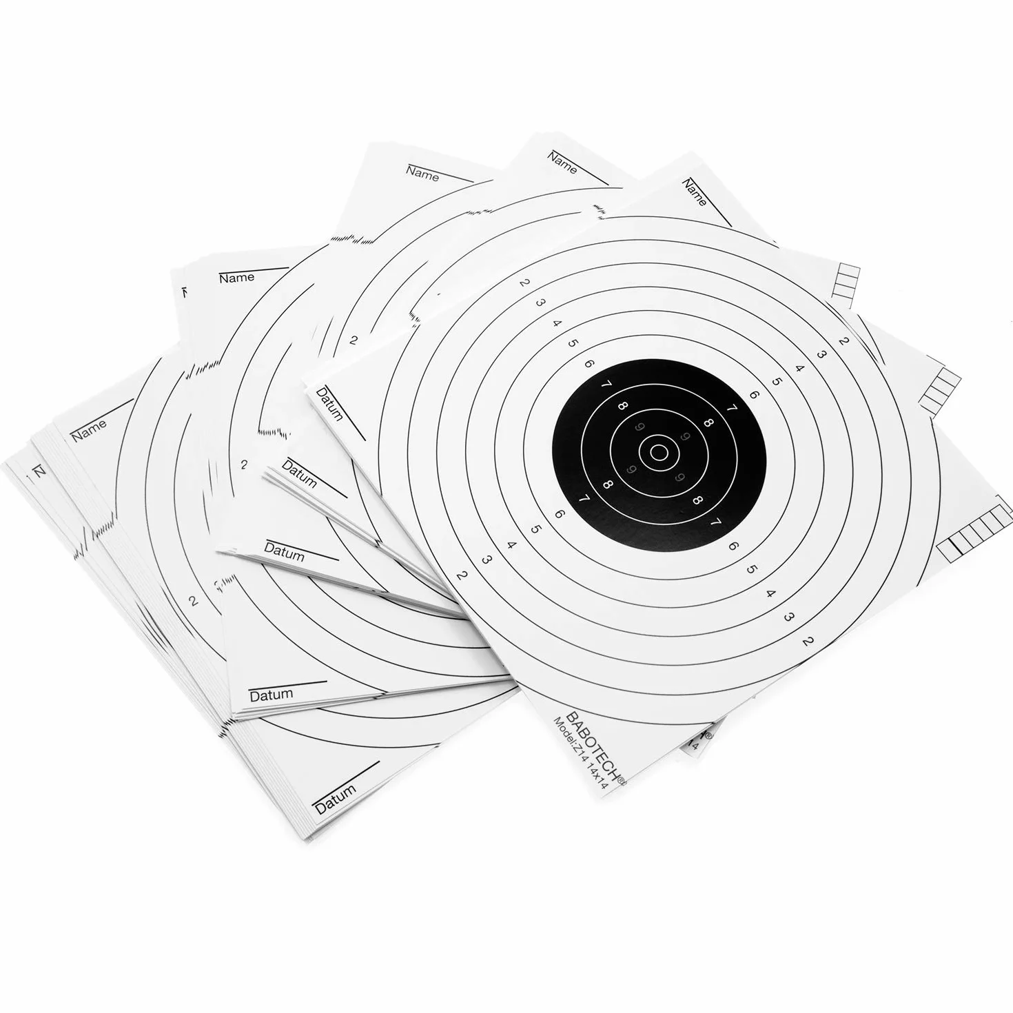 Dianas de 14 x 14 cm para pistola, rifle de aire comprimido, Airsoft, paquete de 100 unidades