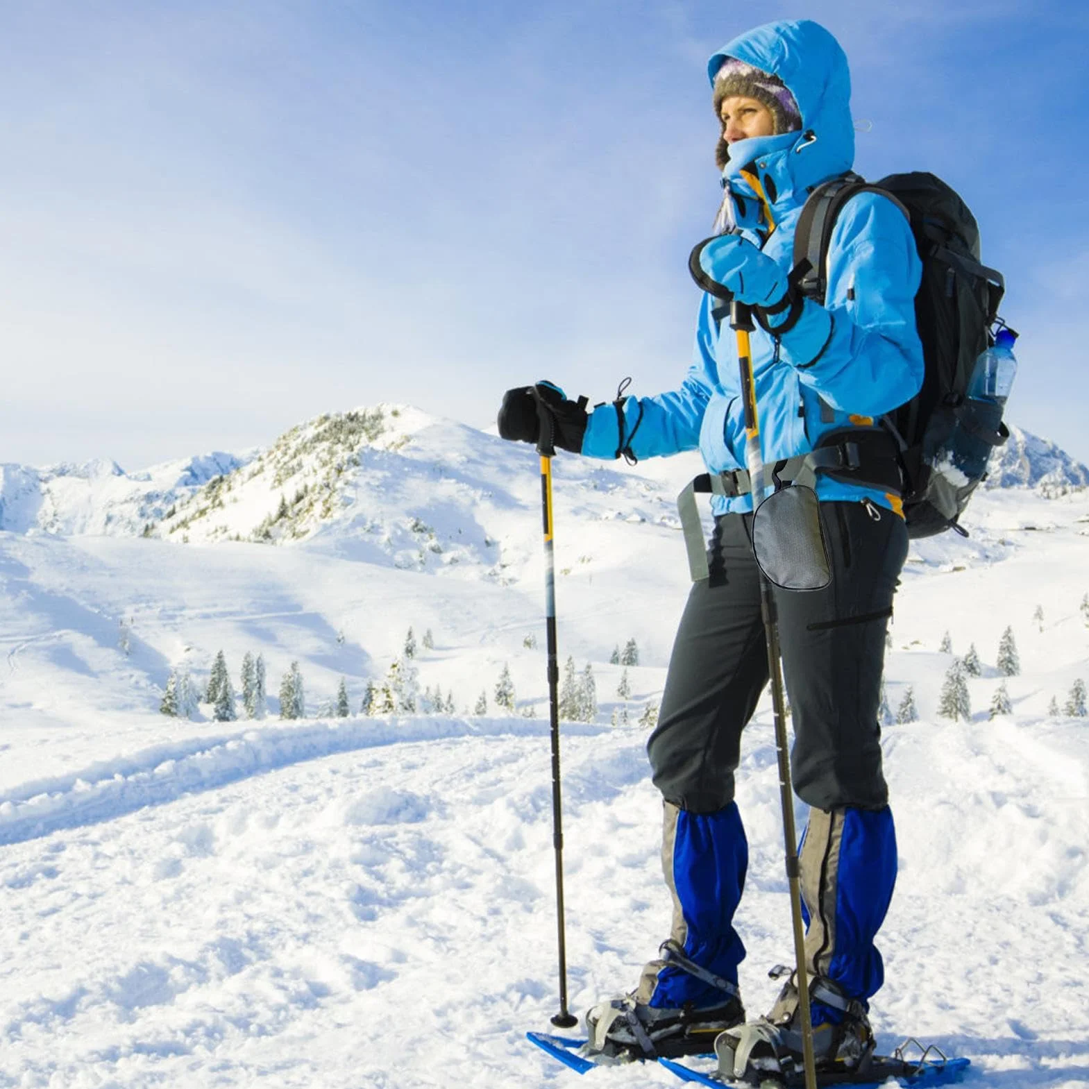 Crampones Almacenaje Tela Oxford 600D Cremallera Resistente Antipinchazos Estuche Impermeable Protector Montañismo Escalada Hielo