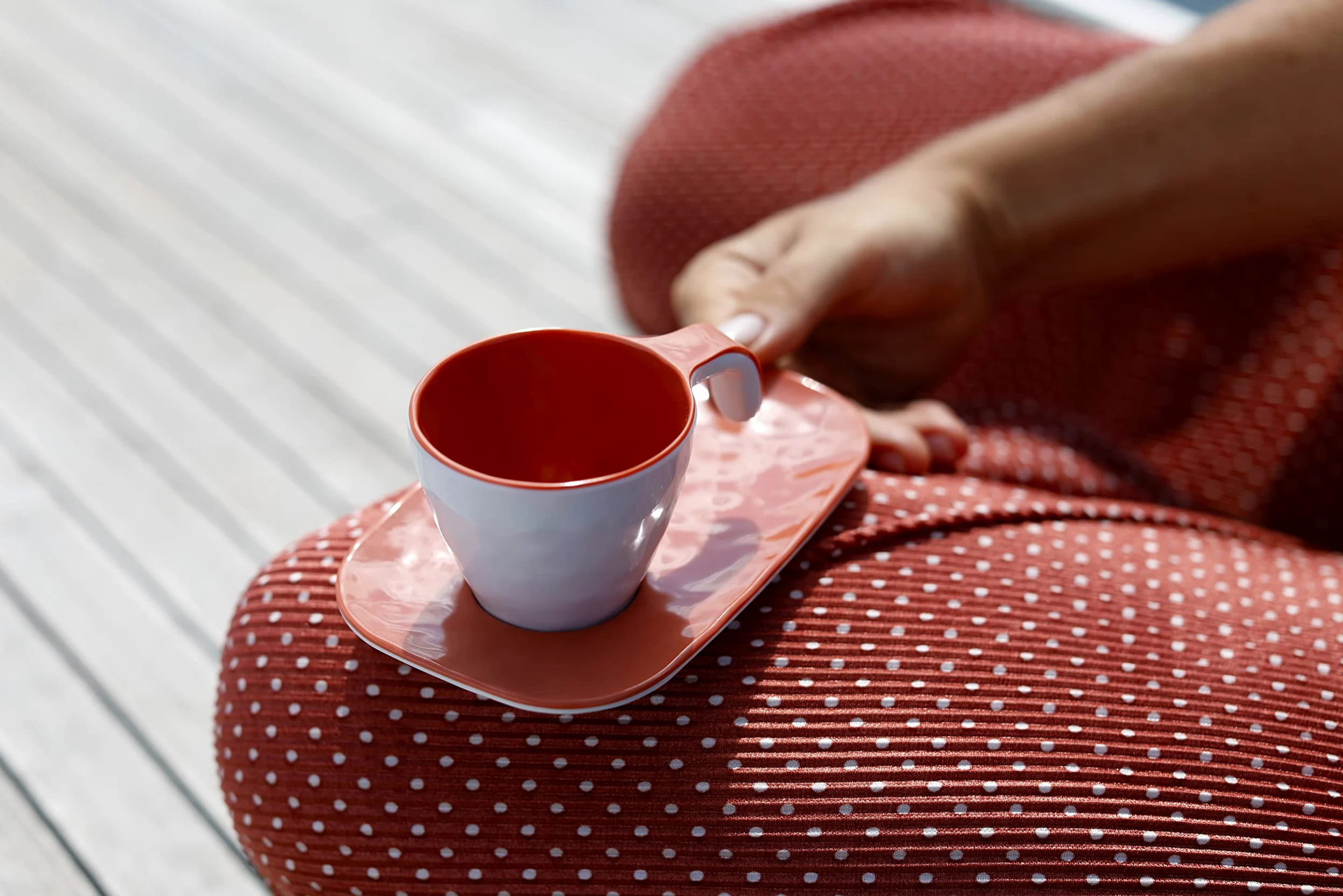 MARINE BUSINESS SUMMER TAZA ESPRESSO CON PLATO BEIGE
