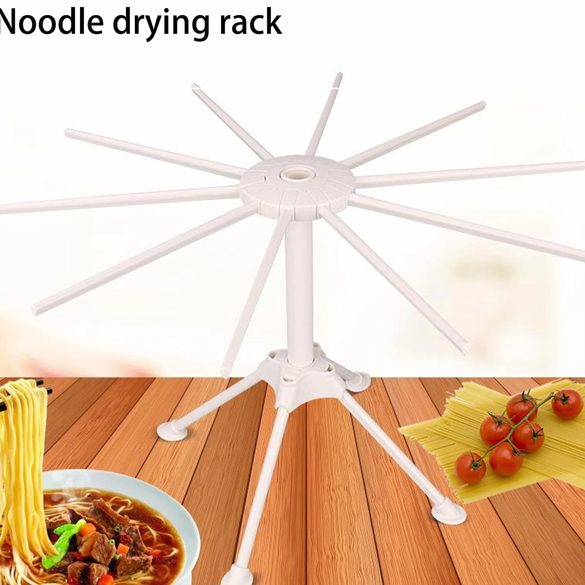 Secador De Pasta, Estante De Secado De Masa Plegable, Fideos, Colgantes, Fresca - Para Usar Después De Hacer Pasta En La Máquina, Hecho a Mano Utensilios De Cocina Para, Doméstica, Blanco