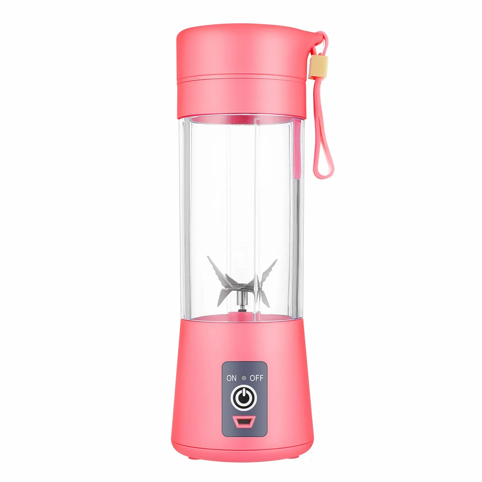Exprimidor de Frutas portátil para el hogar, exprimidor de Frutas, licuadora eléctrica USB, Recargable, exprimidor eléctrico Compacto de Viaje, exprimidor de Frutas de tamaño de Vi