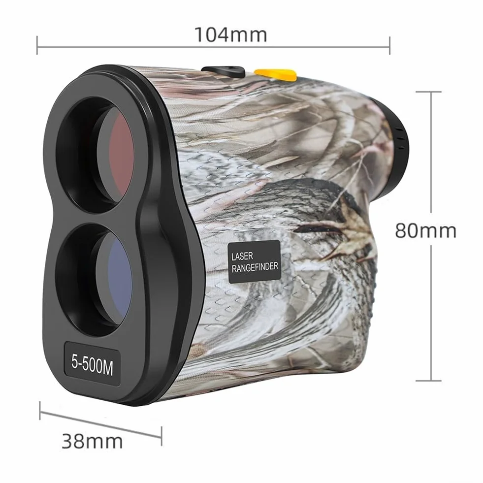 Telémetro monocular digital de caza con bolsa de almacenamiento