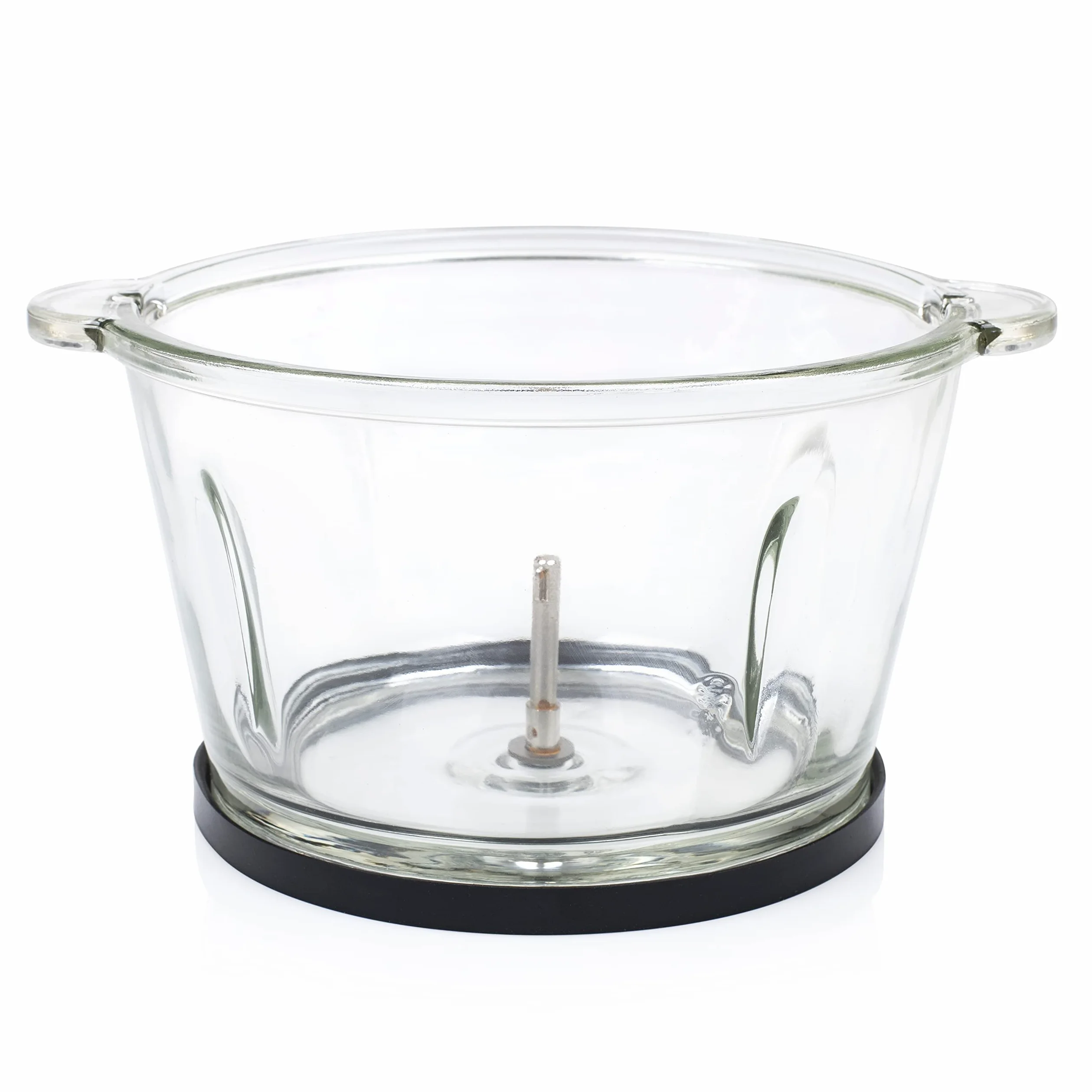 Princess 221052 Picadora eléctrica de alimentos Duo XL, 4 Cuchillas de Acero Inoxidable, Bol de Vidrio con indicador de nivel de 1.5 L, picadora de cocina para carne, verdura, fruta y hielo, 300 W