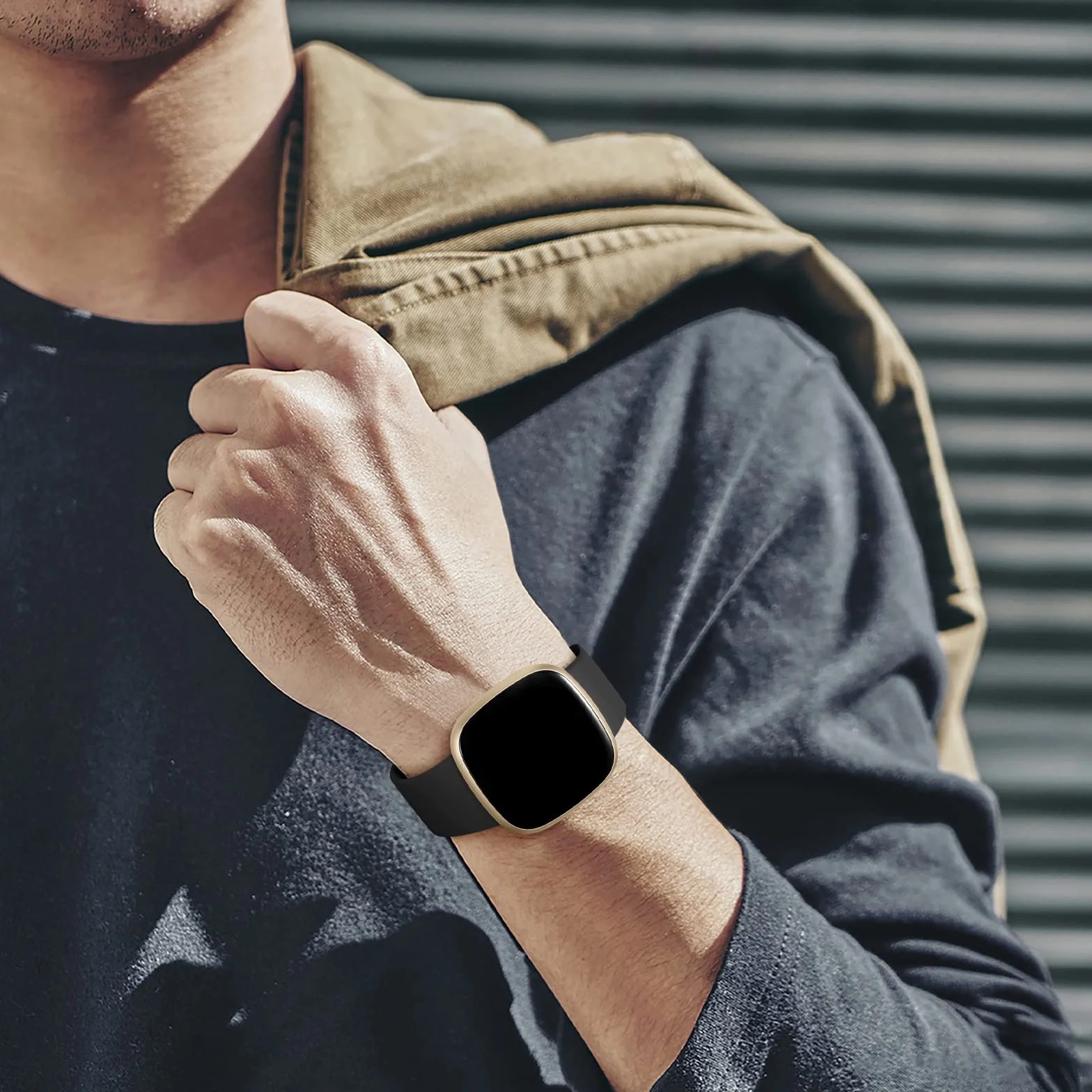 Charlam Correa Fitbit Versa 3/Versa 4/Sense/Sense 2, Correas Deportivas Suave de Repuesto