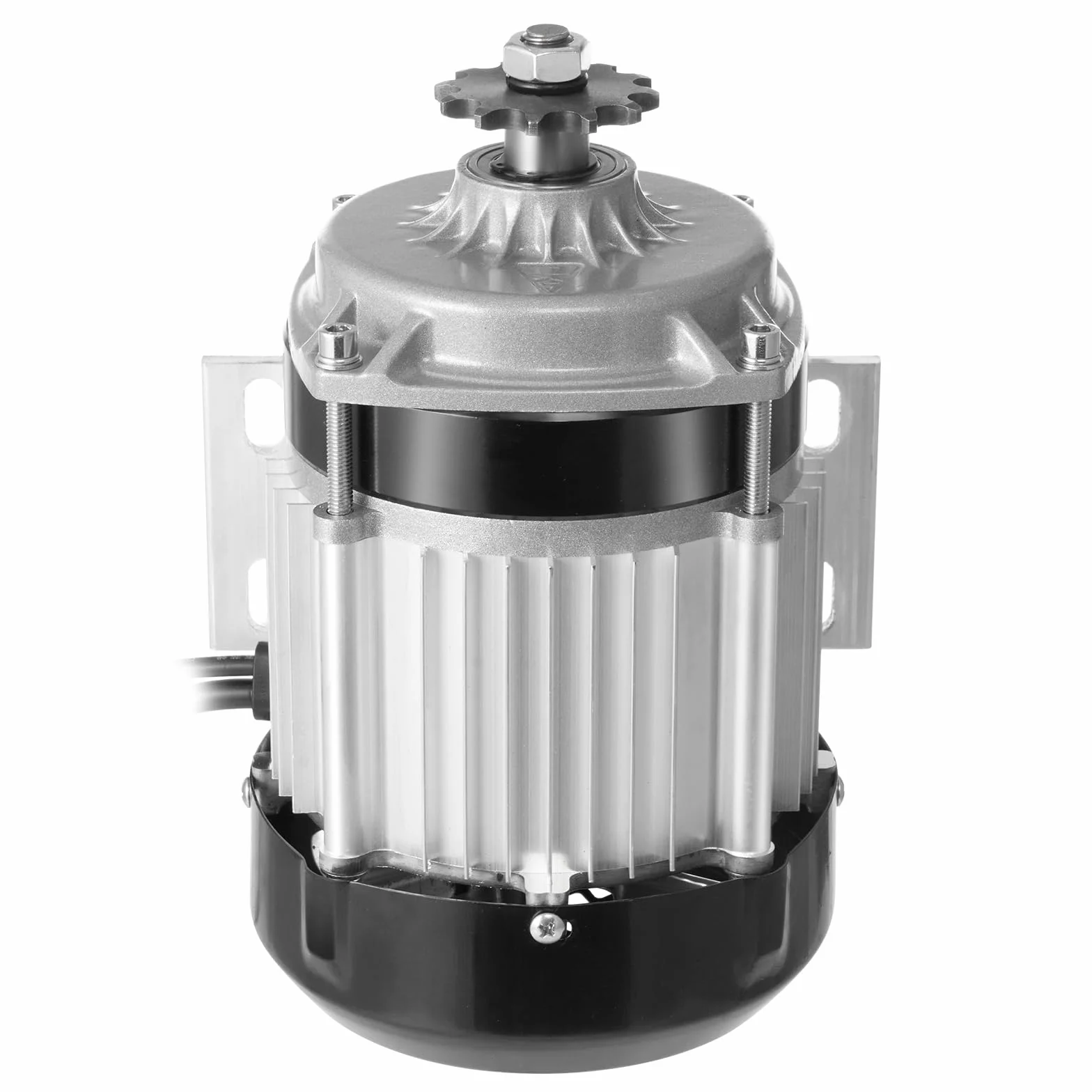 VEVOR Kit Motor Eléctrico sin Escobillas CC 500 W 48 V 2700 RPM Controlador Velocidad 240x172x155 mm