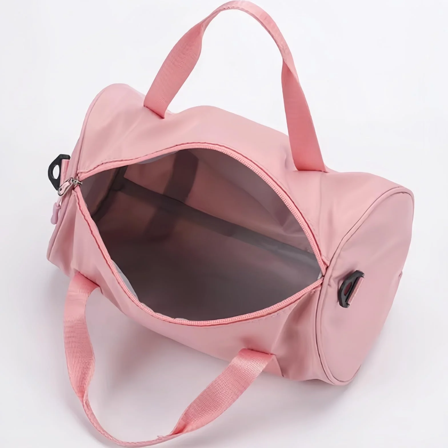 Bolsa de Baile Personalizada con Nombre Bordado, Bolsa de Ballet, Bolso de Yoga y Gimnasio para Mujer 11,8 x 6,69 x 6,69 Pulgadas Rosa