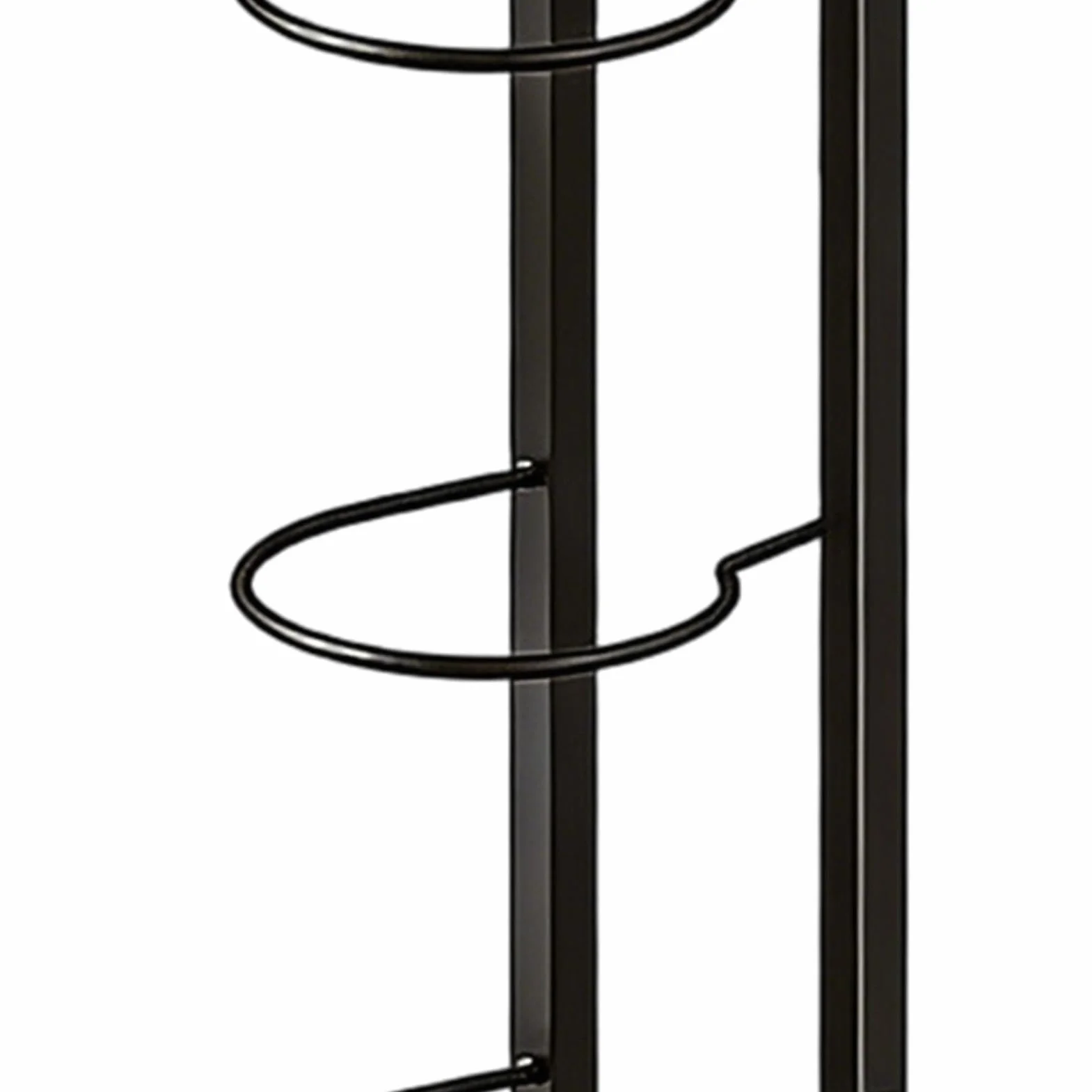 Estante de almacenamiento de baloncesto de 5 niveles - Soporte vertical para pelotas deportivas de voleibol y fútbol