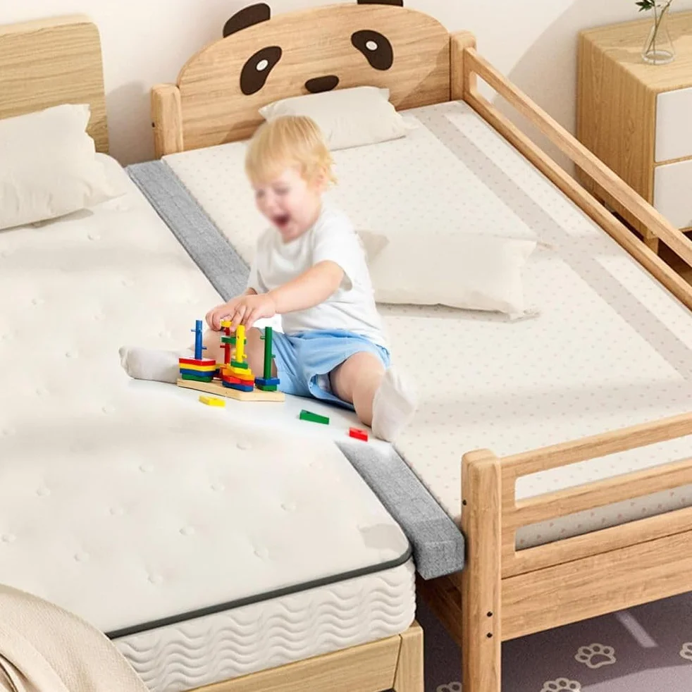 Genérico Extensión de colchón con Relleno de Espacio para Cama a Medida,Relleno de conexión,Cuña de colchón,Puente de Cama,Relleno de Espacio para Cama Grande para Camas Individuales