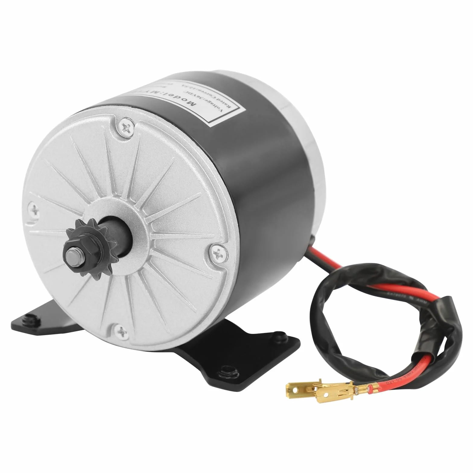 Motor DC 36V 350W 2750 RPM IP54 Cepillo Magnético Permanente Cobre