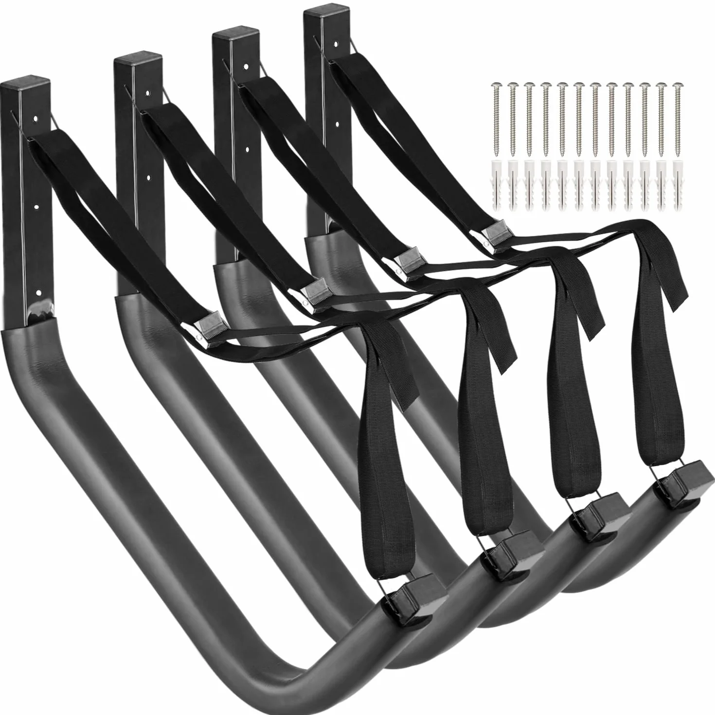 Soportes de almacenamiento para kayak, ganchos para tabla de surf, soporte para tabla de remo, 68 kg, 54x50 cm