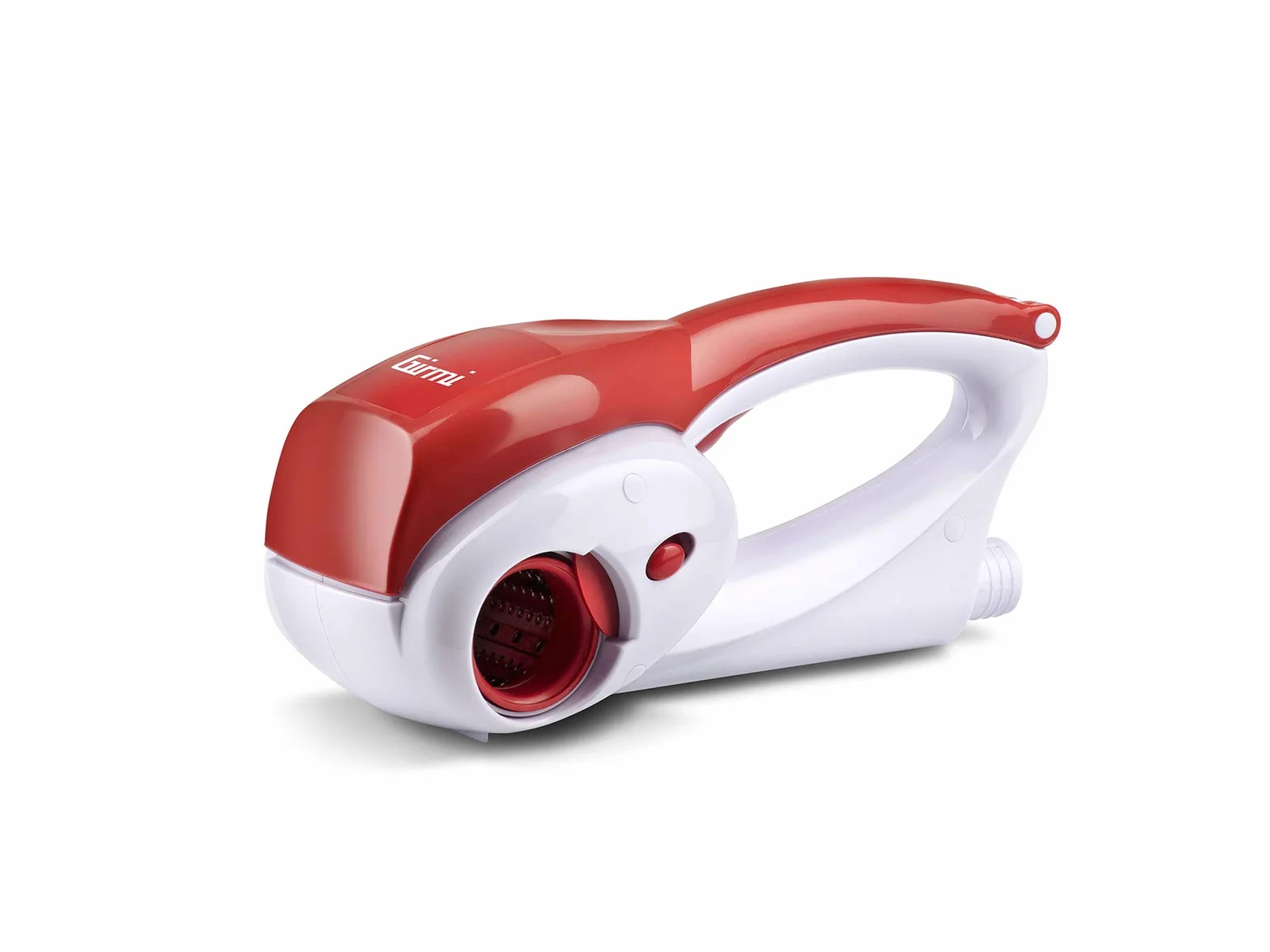 Girmi GT02 - Rallador de acero inoxidable, 12W, cilindros finos y gruesos, color rojo