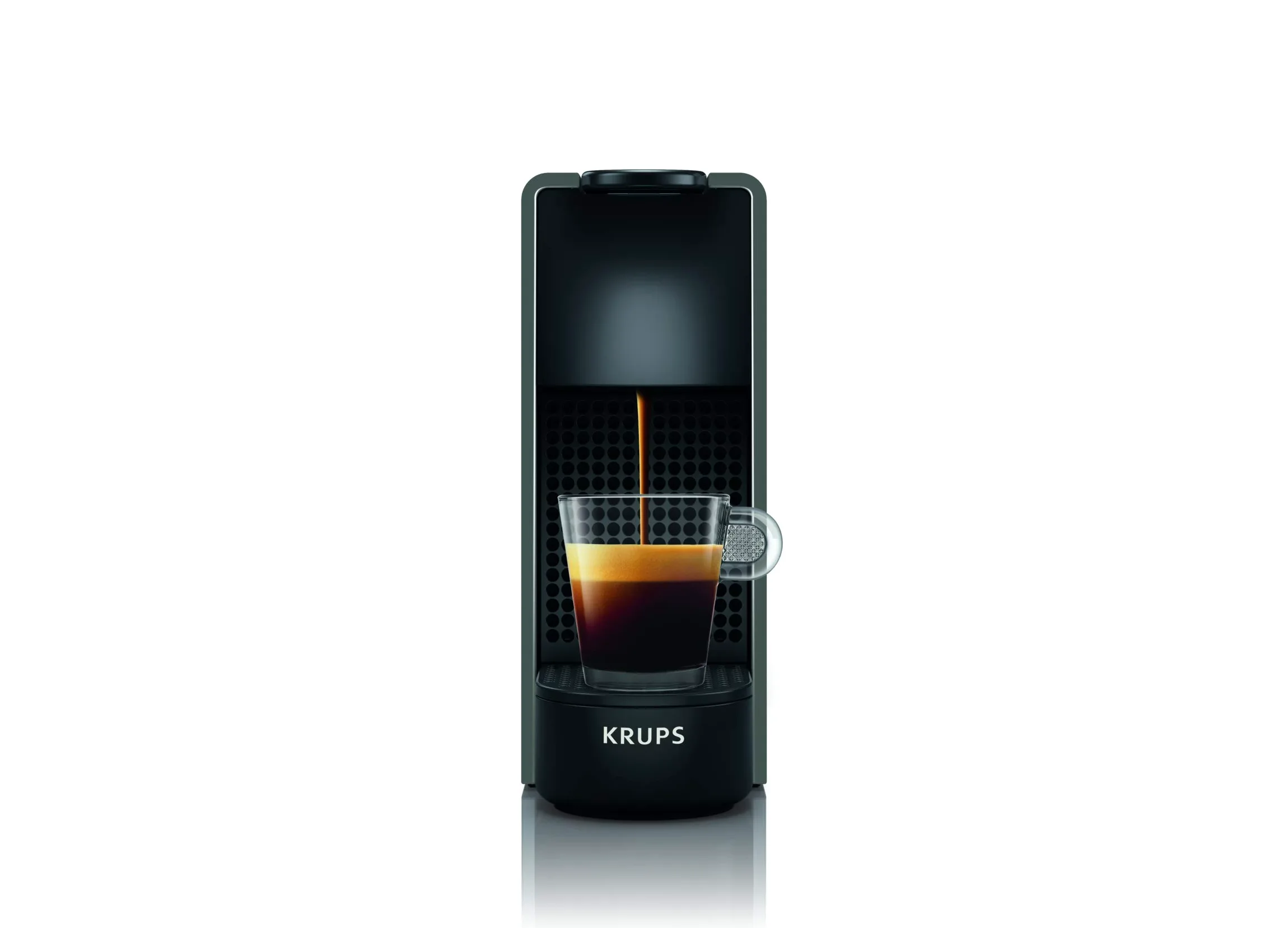 Krups Nespresso Essenza Mini Intensa Cafetera de Cápsulas de Café Barista, 2 Tamaños de Taza, Espresso, Lungo, Diseño Ultra Compacto, Automático YY2911FD, 0.6 litros
