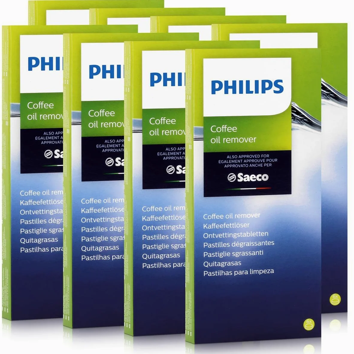 Philips Saeco CA6704/10 kaffeefettlöser – 6 pastillas de 1,6 g (8 unidades)