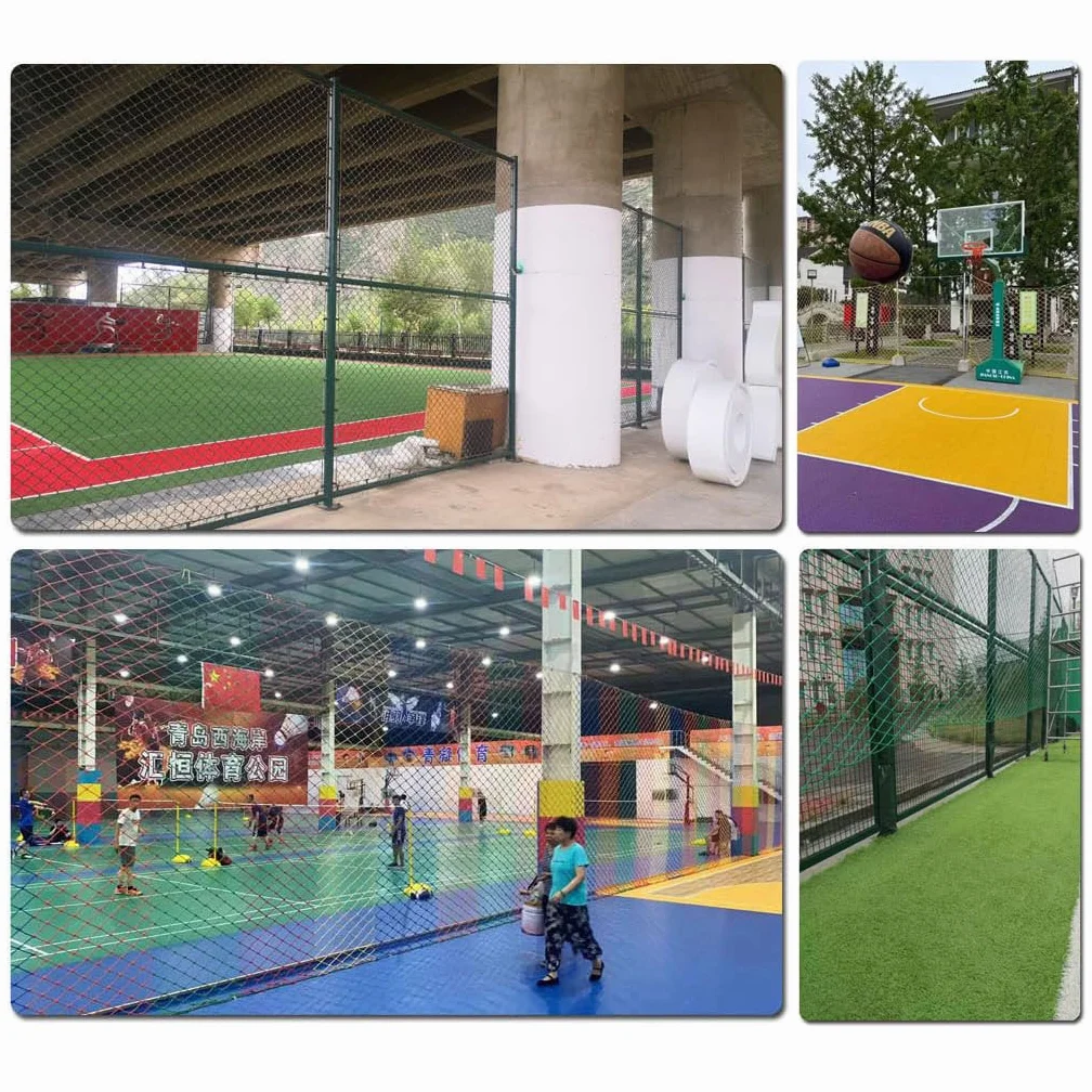 Red de Poliéster Azul Sin Nudos 3M×5M para Deportes Protección Contra Caídas Escalada Fútbol
