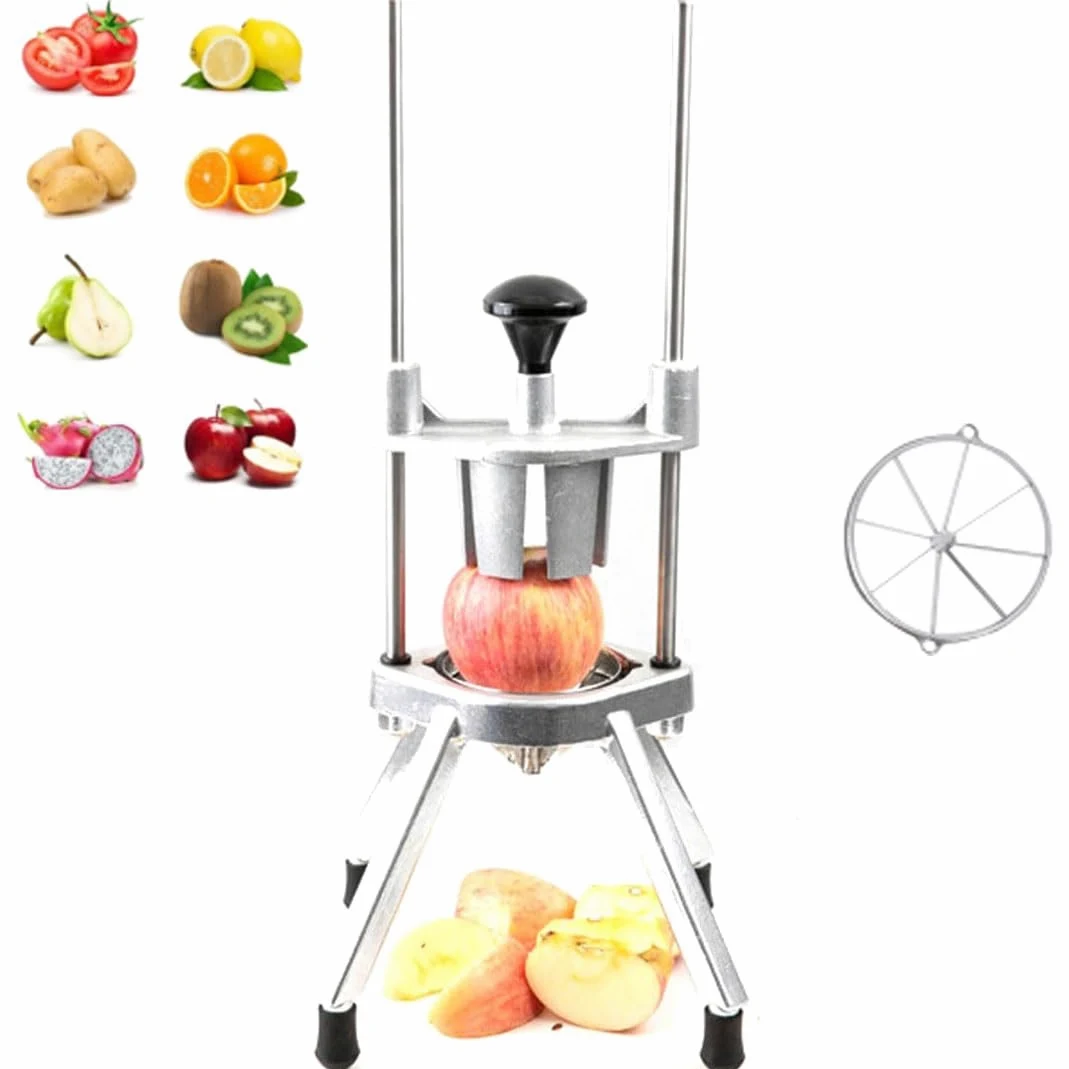 Cortadora de limón/lima, cortador de frutas comercial, cuña fácil de 6 o 8 secciones de alta resistencia, for herramientas de cocina y uso comercial(8-Section)