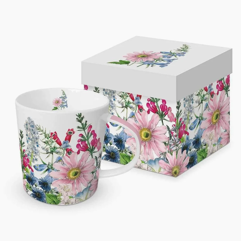 PPD Trend Mug Floricultura en caja de regalo taza de té taza de café 350 ml