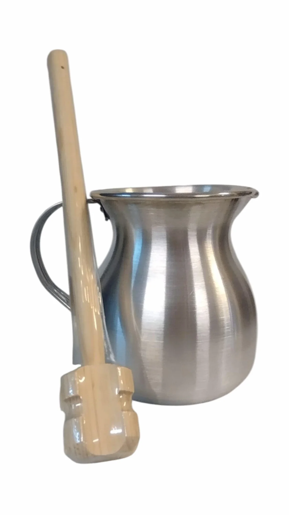 MOLINILLO DE MADERA - PARA BATIR Y PREPARAR TUS CHOCOLATES - PRODUCTO COLOMBIANO - 34 CM