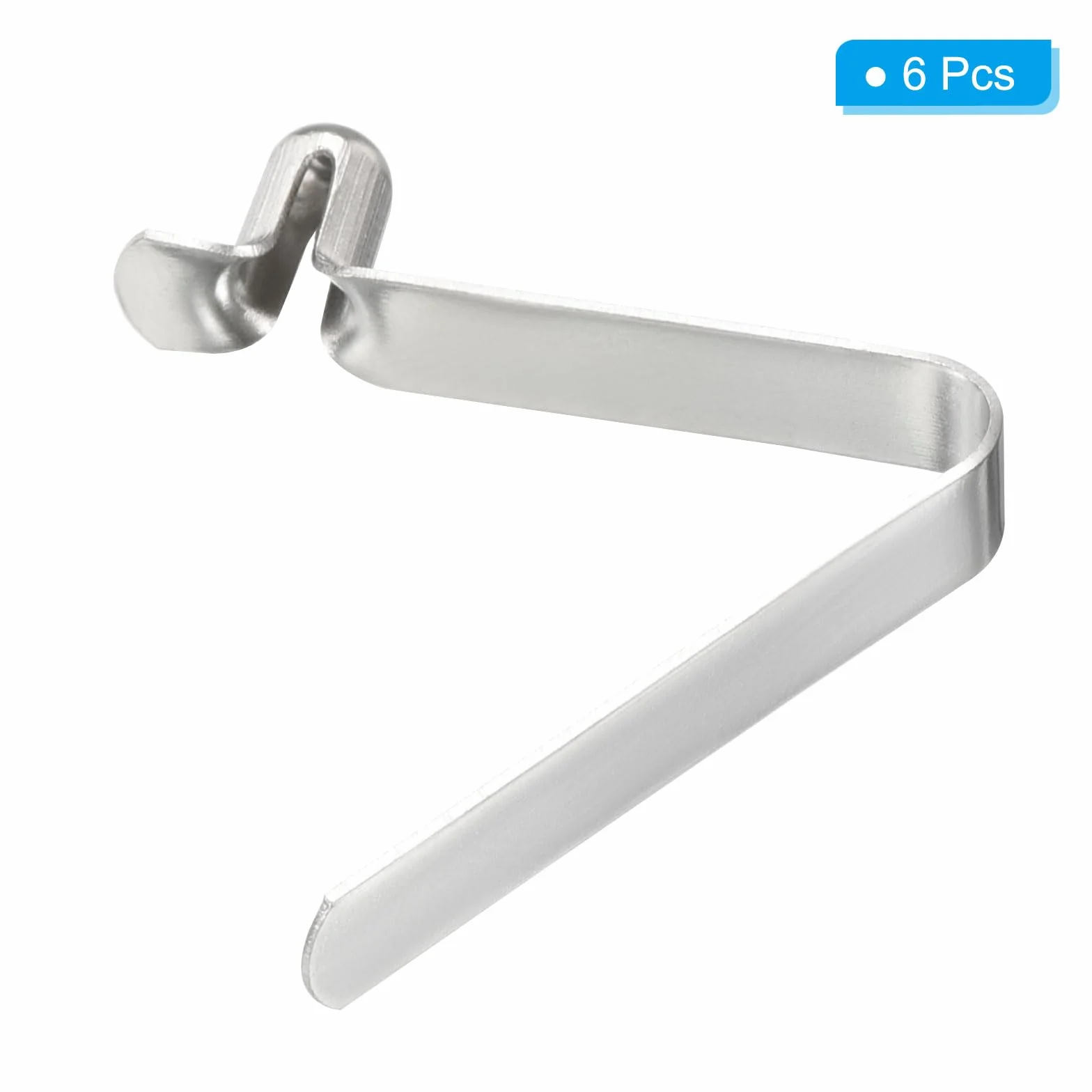 PATIKIL Broches para Remo de Kayak 6 Paquetes Clips de Poste de Acero en Forma de V 6.5x4mm