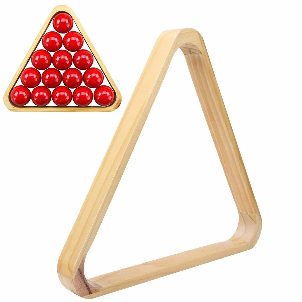 Rack de Bolas de Billar Profesional de Madera Accesorio para Mesa de Billar