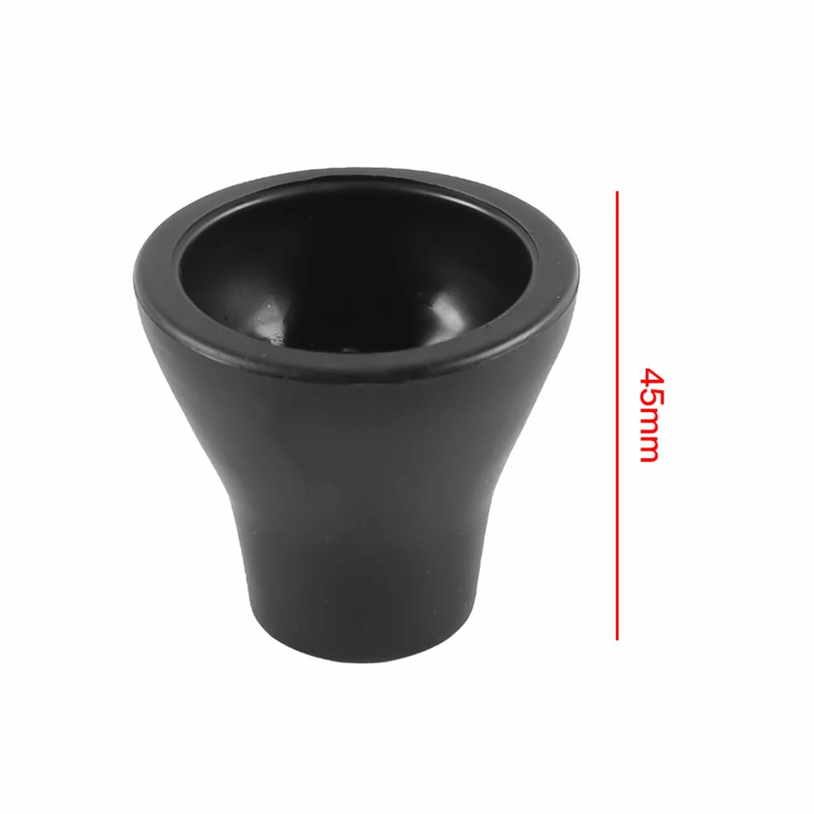 Ausi 2 piezas de ventosas de goma negra para recoger pelotas de golf, para agarre de putter.
