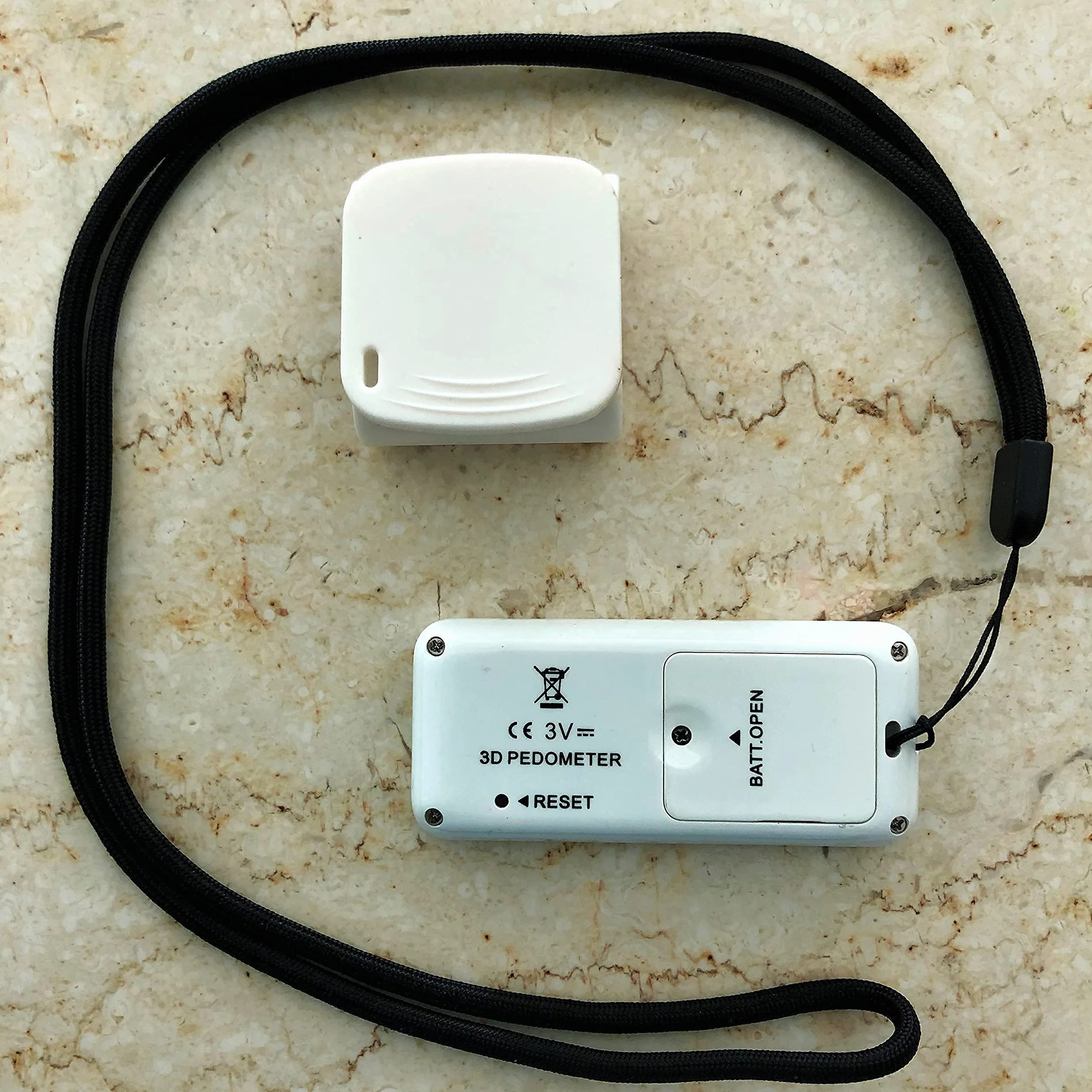 PEDI2433-NVW – Mejor Podometro 3D Cuenta Pasos para Mujer Hombre o niño, Contador de Pasos y calorias, Distancia, Clip, Correa. Sin Bluetooth