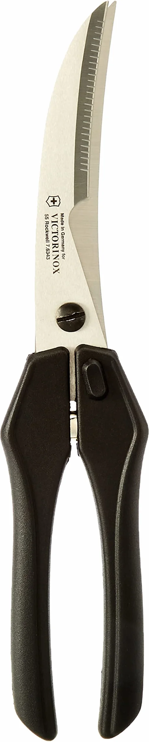 Victorinox Tijeras para aves, tijeras de cocina, acero inoxidable, mango de plástico robusto, 25 cm