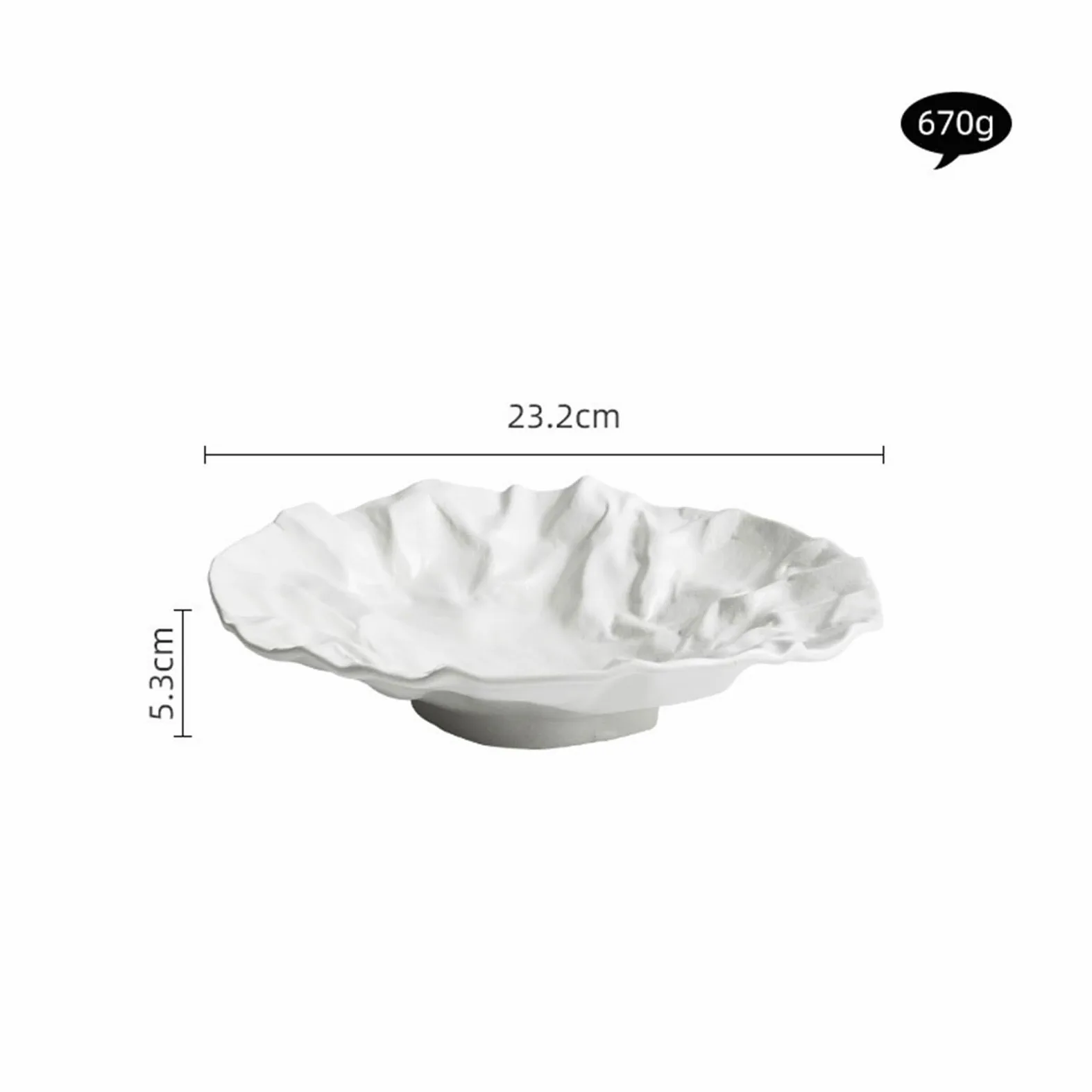 Platos Llanos Platos hondos Plegables de cerámica, vajilla de Color sólido, Plato de Fruta, Plato de Ensalada, vajilla de Calidad de cerámica for el hogar Platos Postre(Negro,9inch)