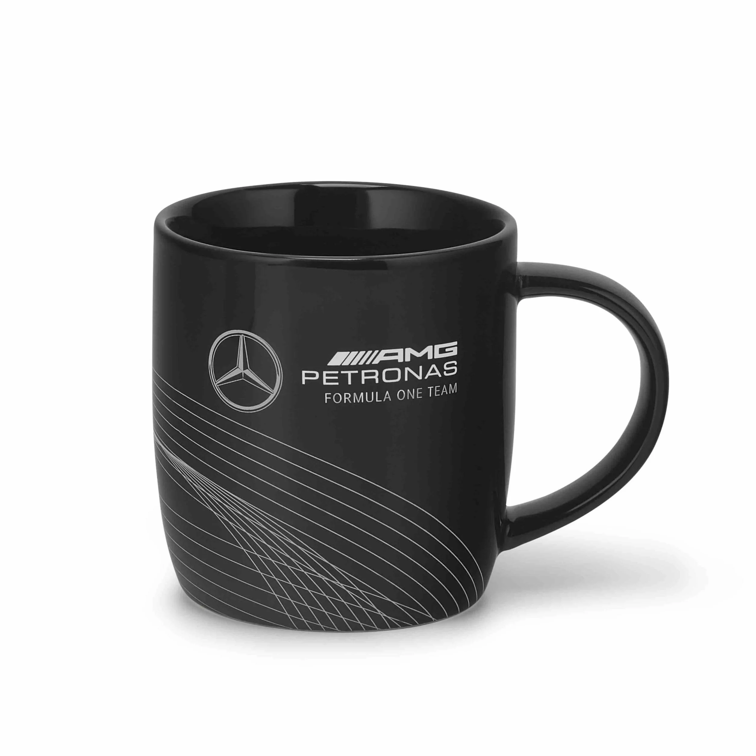 Mercedes AMG Petronas Taza Logotipo F1 350ML Negro