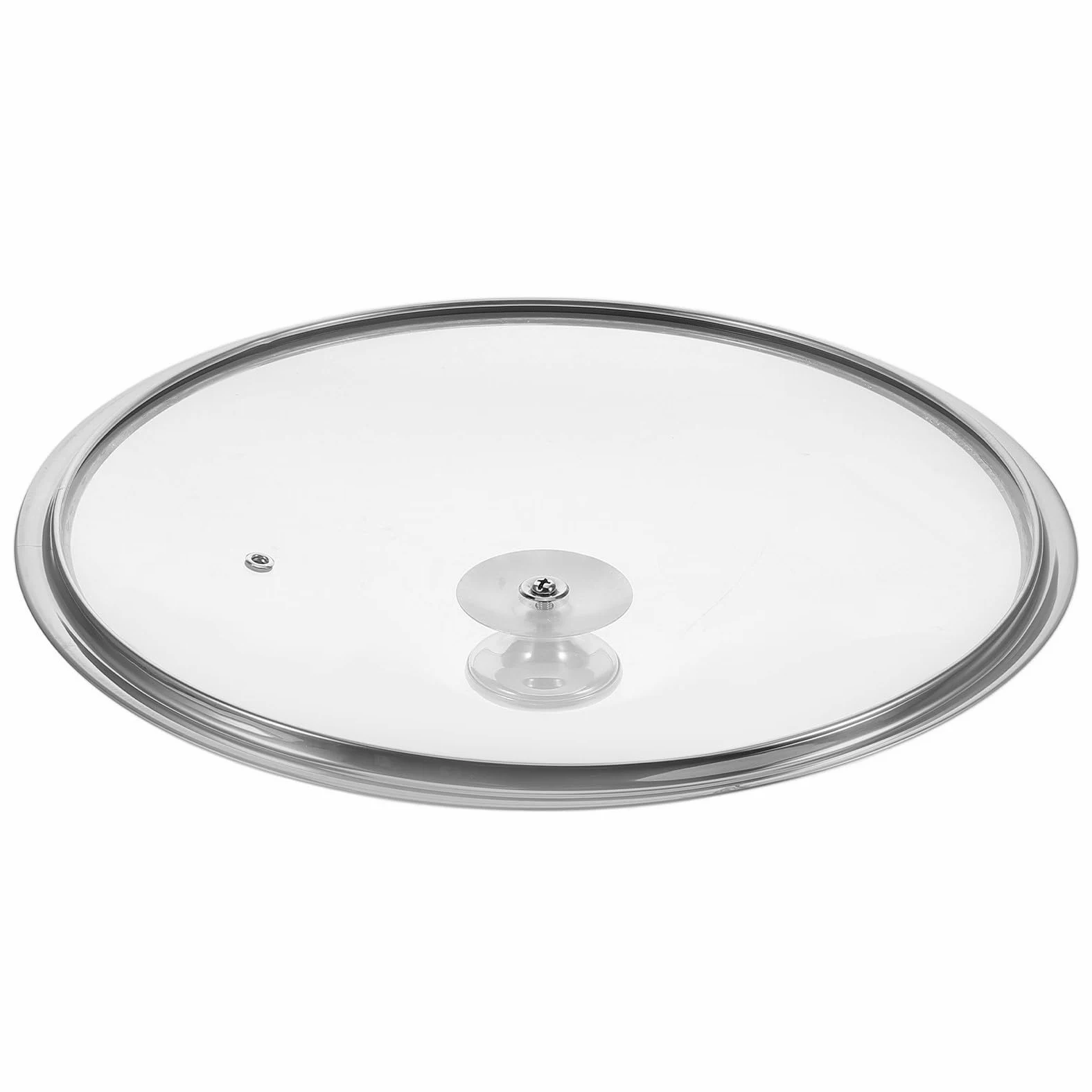 Cubierta de olla y sartén de acero inoxidable de 34 cm, versátil y simple, apta para cocina