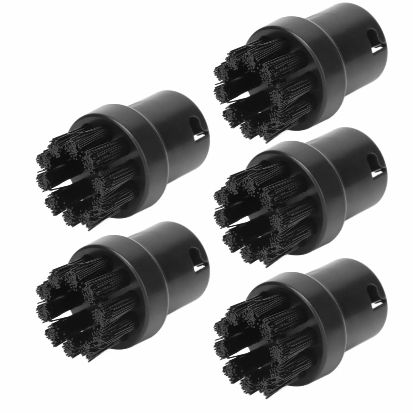 AUNMAS Accesorios de Cepillo para Limpiadores de Vapor Karcher SC1 SC2 SC3 SC4 SC5, 5 Uds Cepillo de Motor de Vapor Accesorios de Repuesto para Limpiador de Vapor