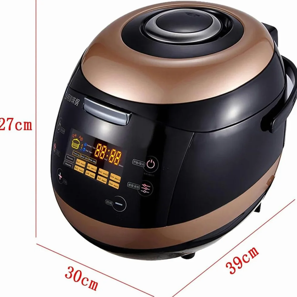 Olla de Perlas Comercial Totalmente automática de 900 W, Olla de Perlas automática con Gran Capacidad, Cocina de Bolas de Taro de Tapioca con Pantalla táctil para Perlas, pudines, Taro, Simi