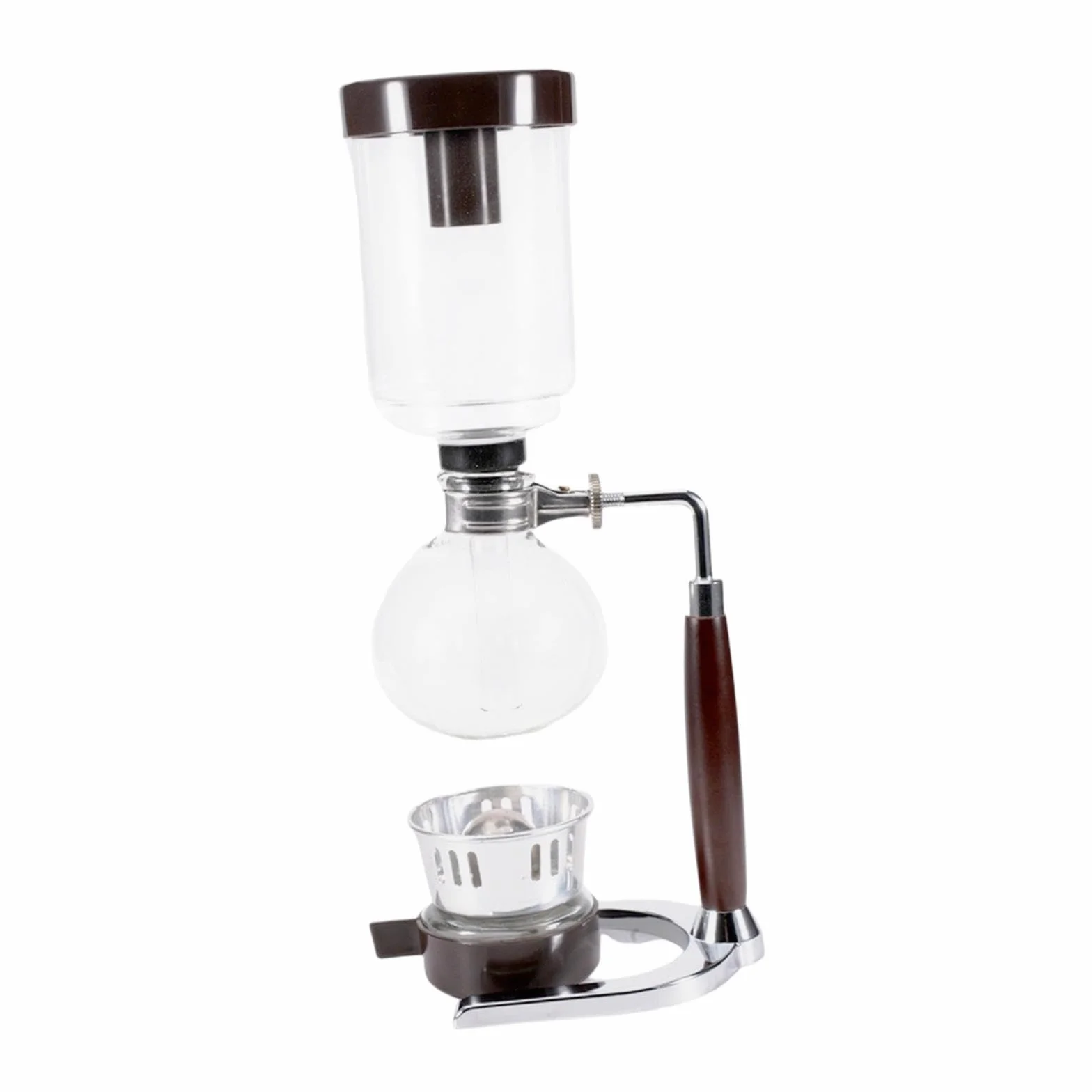 Sharplace Cafetera de Sifón, Mesa, Liviana, Resistente, Transparente, Bote de Sifón de Vidrio de é para La Oficina Domiciliaria Regalo de Del, tal como se describe, 500ml